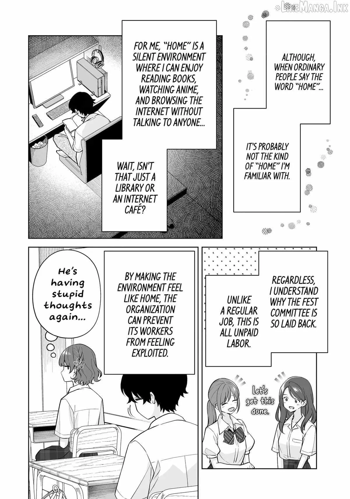 Please Leave Me Alone (For Some Reason, She Wants to Change a Lone Wolf's Helpless High School Life.) Chapter 38 page 8