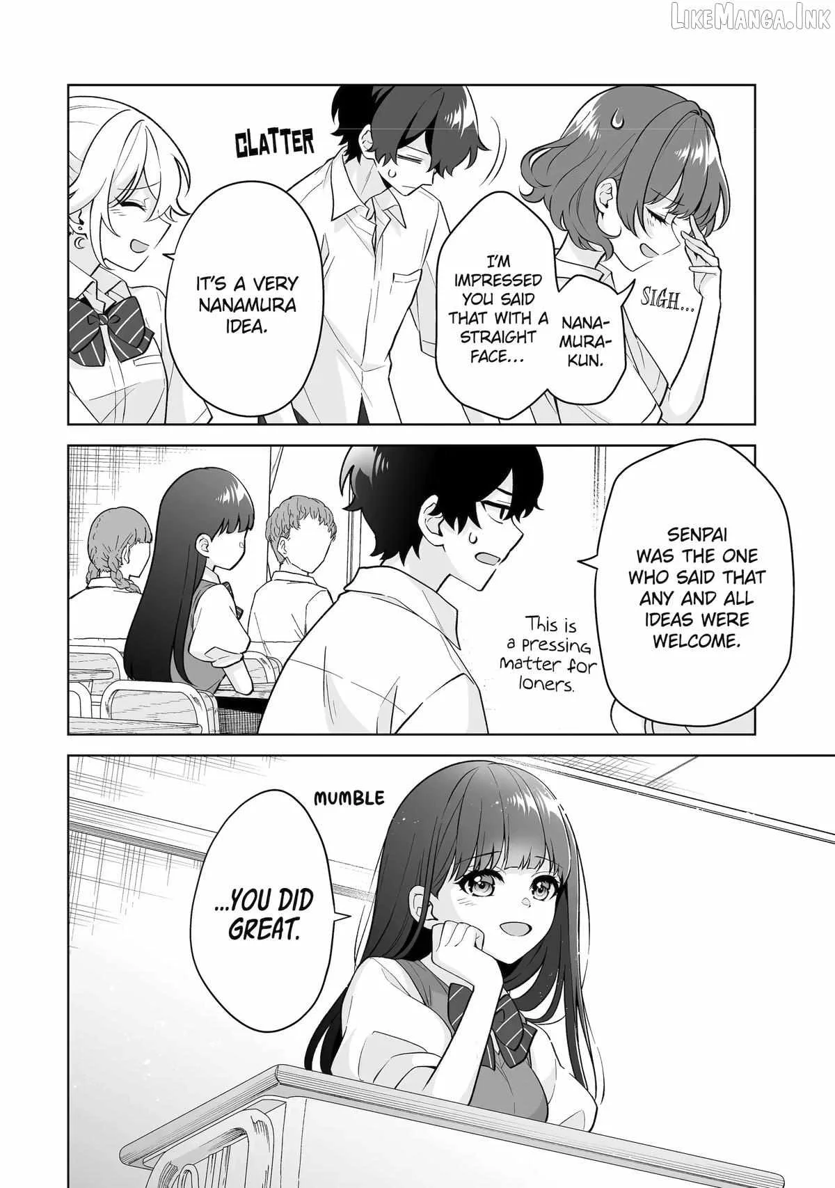 Please Leave Me Alone (For Some Reason, She Wants to Change a Lone Wolf's Helpless High School Life.) Chapter 38 page 28