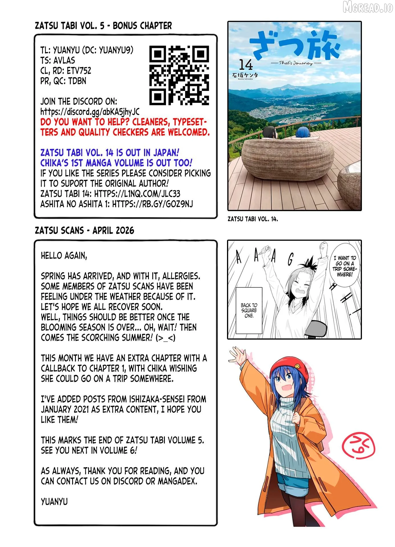 Zatsu Tabi: That's Journey Chapter 25.5 page 41