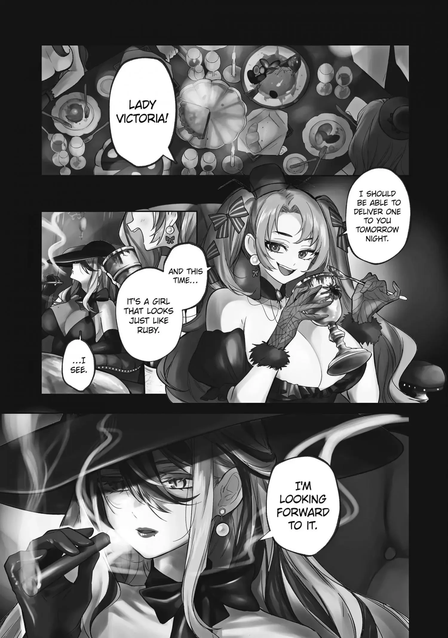 Ruby on the Cake - Hitogui Majo no Bansankai Chapter 6.1 page 1