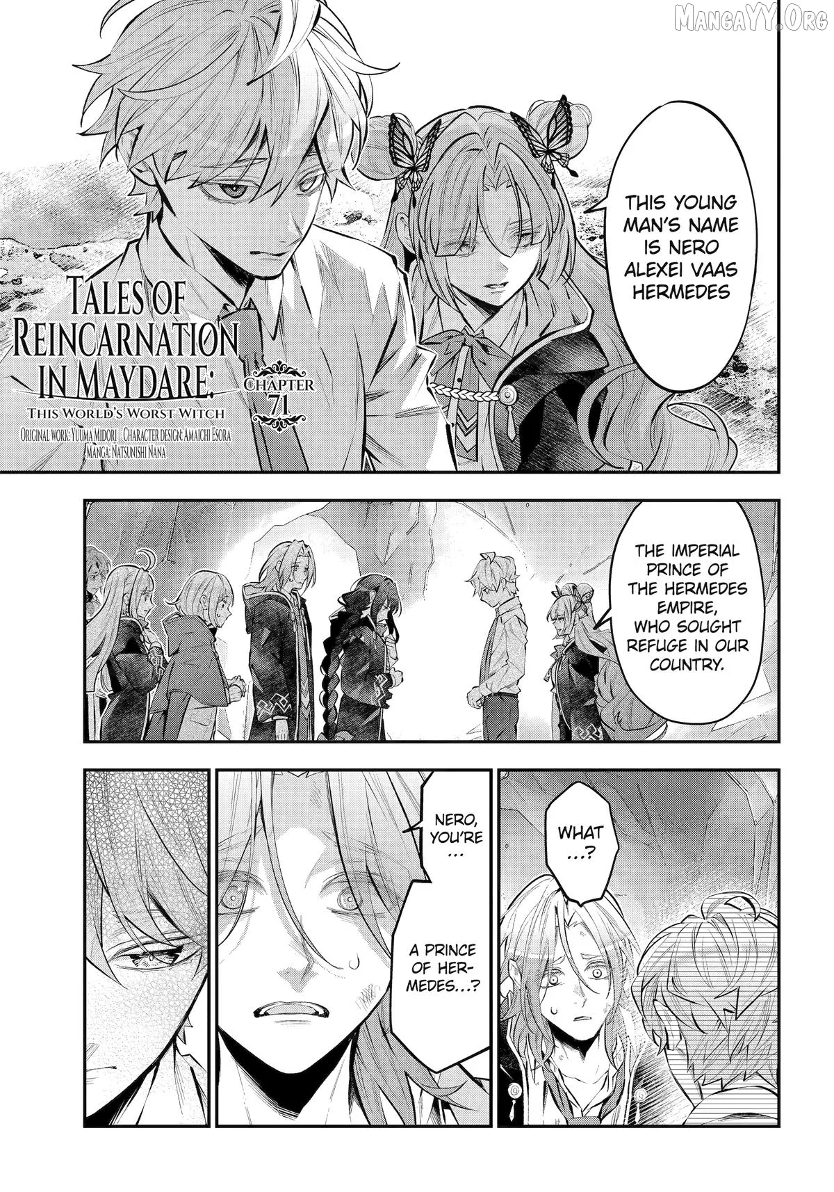 Maydare Tensei Monogatari: Kono Sekai de Ichiban Warui Majo Chapter 71 page 1
