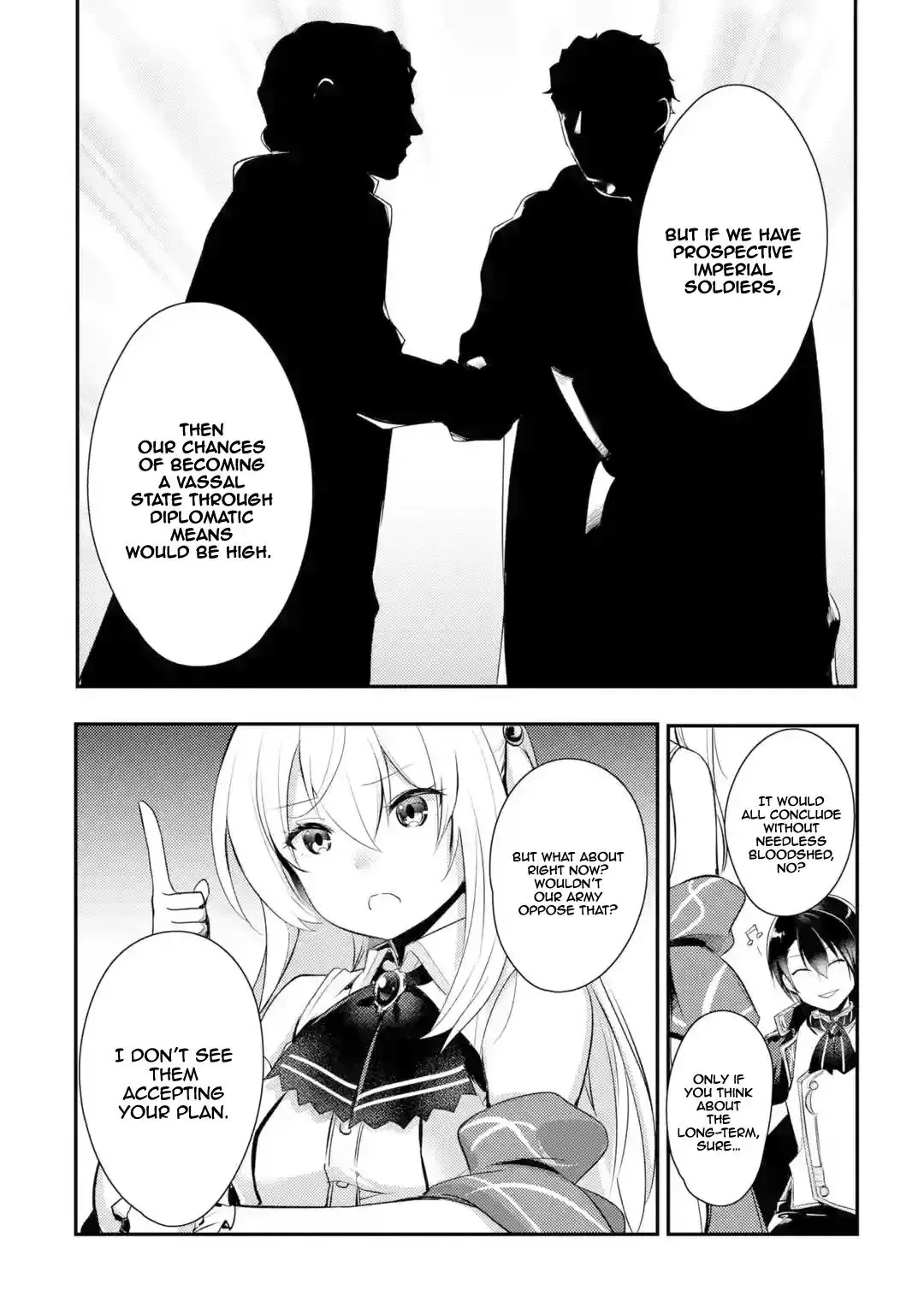 Tensai Ouji no Akaji Kokka Saisei Jutsu - Souda, Baikoku Shiyou Chapter 3 page 6