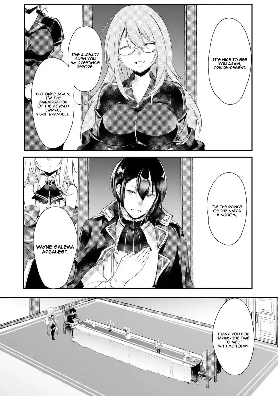 Tensai Ouji no Akaji Kokka Saisei Jutsu - Souda, Baikoku Shiyou Chapter 2 page 2