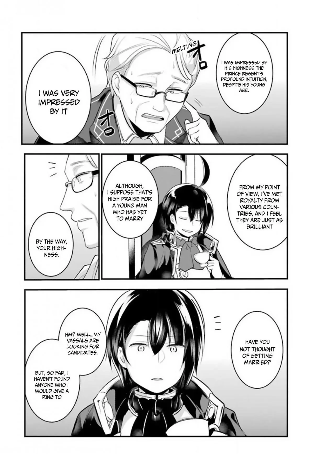 Tensai Ouji no Akaji Kokka Saisei Jutsu - Souda, Baikoku Shiyou Chapter 28 page 4