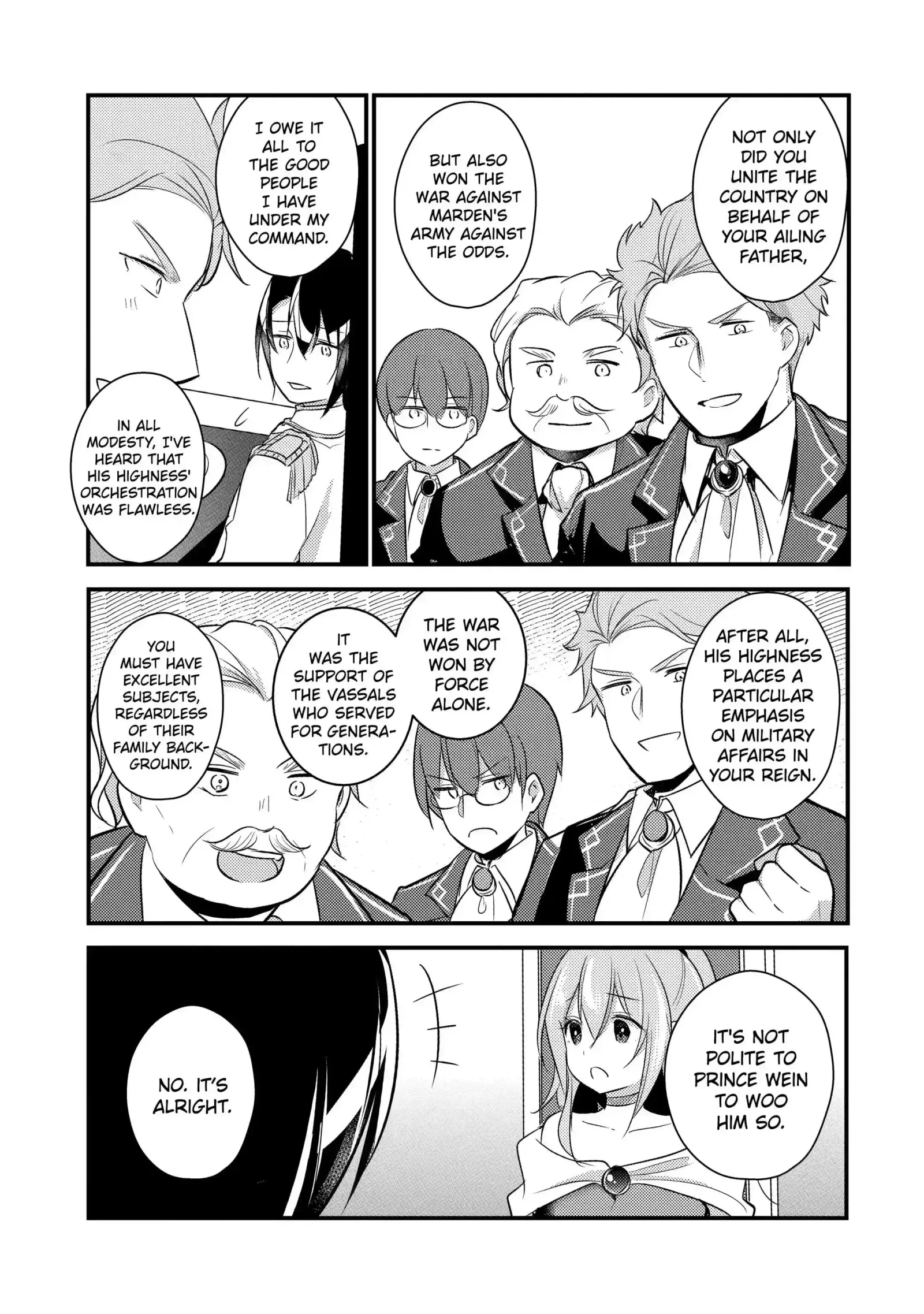 Tensai Ouji no Akaji Kokka Saisei Jutsu - Souda, Baikoku Shiyou Chapter 34 page 9