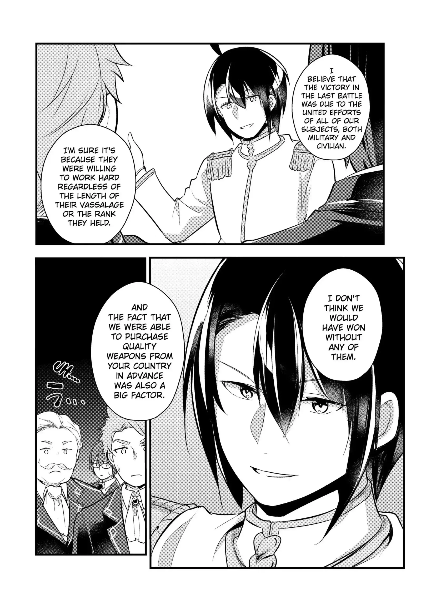 Tensai Ouji no Akaji Kokka Saisei Jutsu - Souda, Baikoku Shiyou Chapter 34 page 10