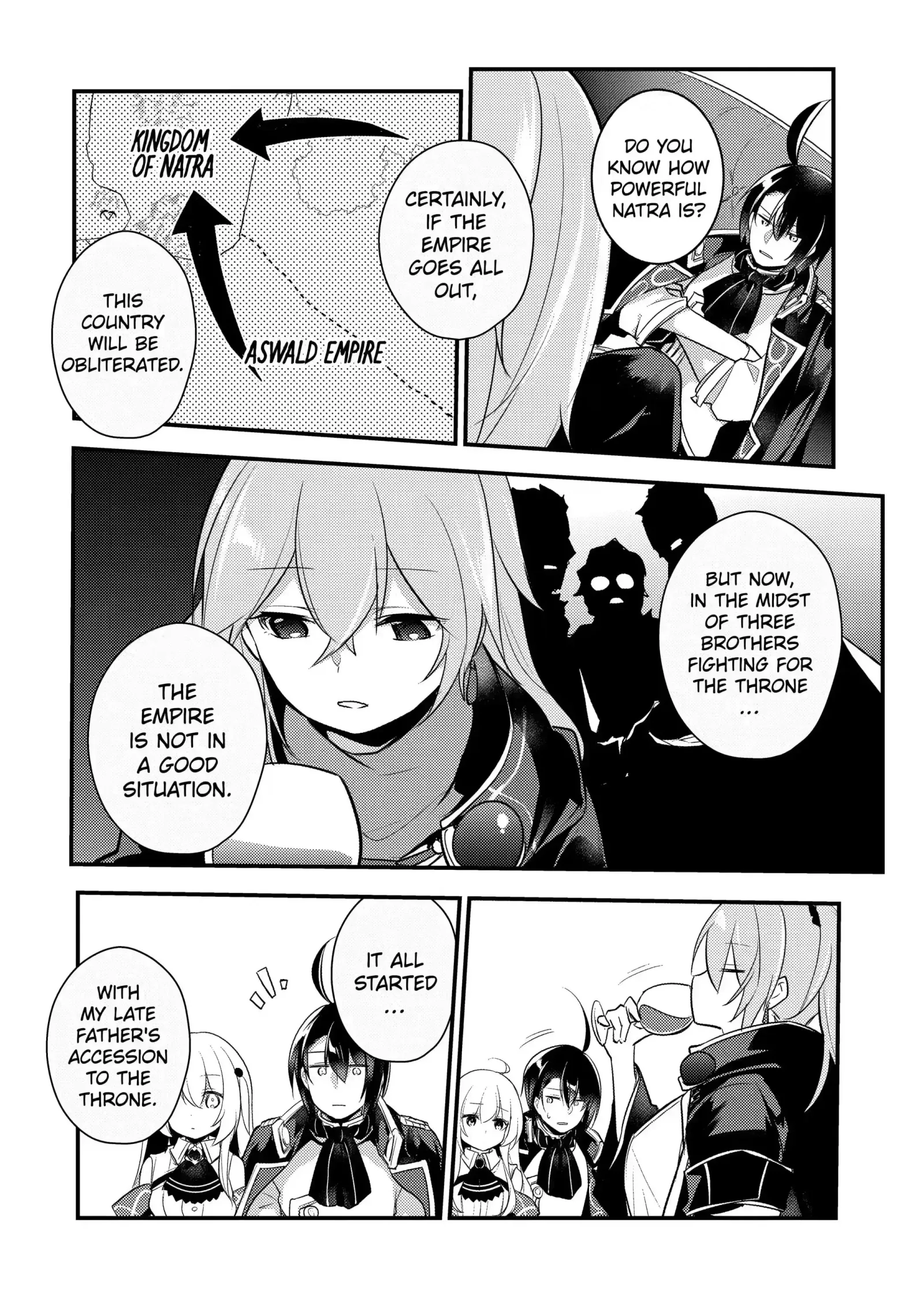 Tensai Ouji no Akaji Kokka Saisei Jutsu - Souda, Baikoku Shiyou Chapter 36 page 2