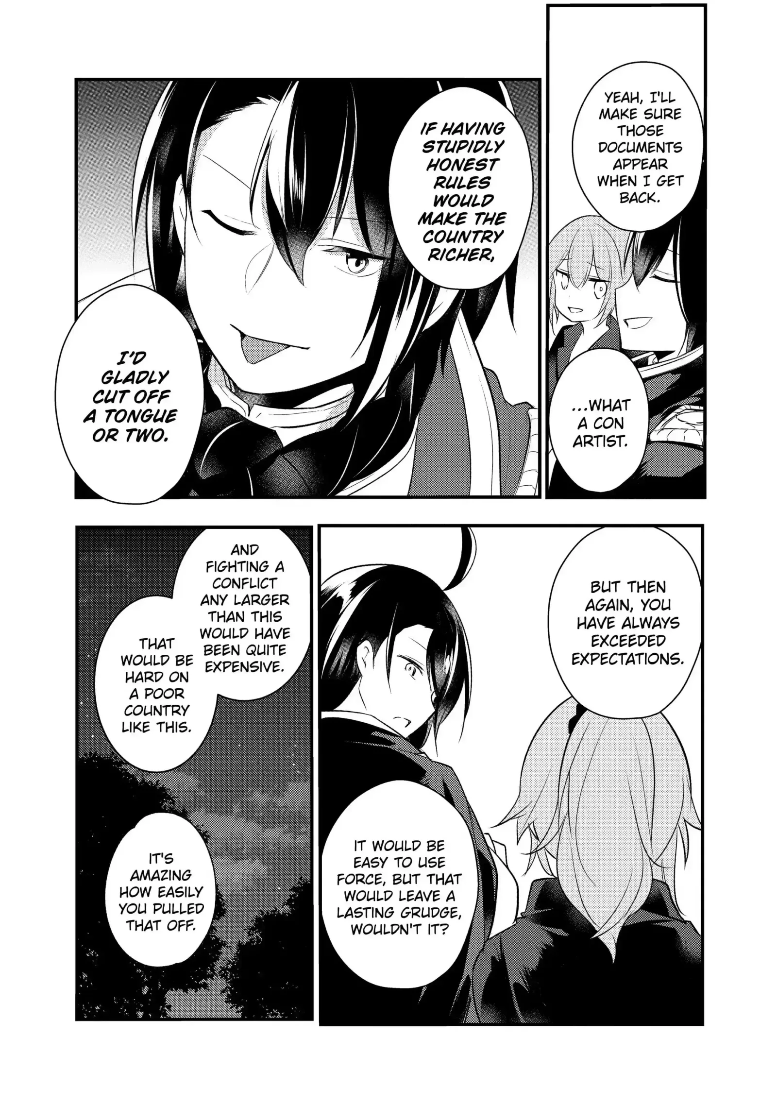 Tensai Ouji no Akaji Kokka Saisei Jutsu - Souda, Baikoku Shiyou Chapter 40 page 12