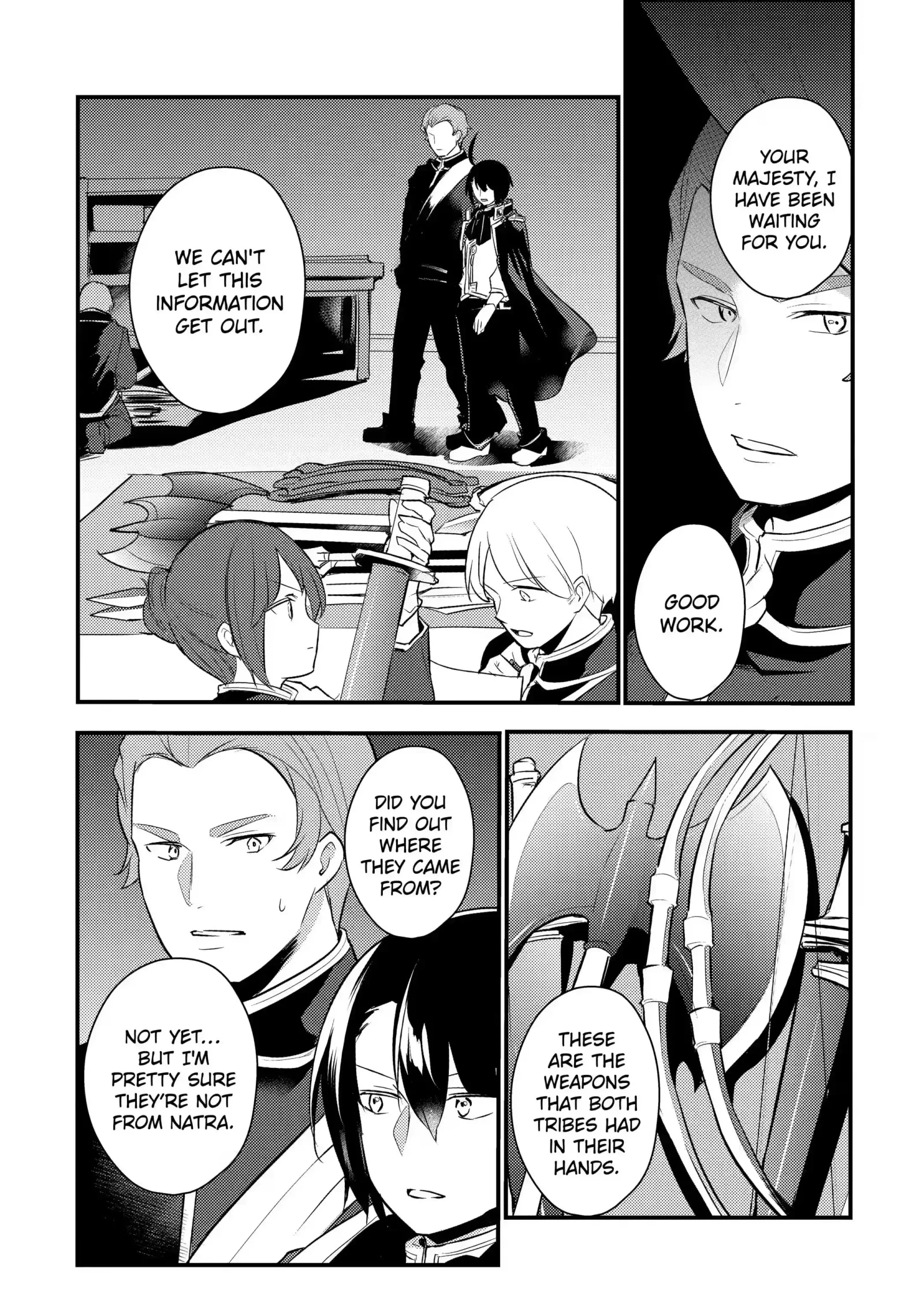Tensai Ouji no Akaji Kokka Saisei Jutsu - Souda, Baikoku Shiyou Chapter 40 page 14