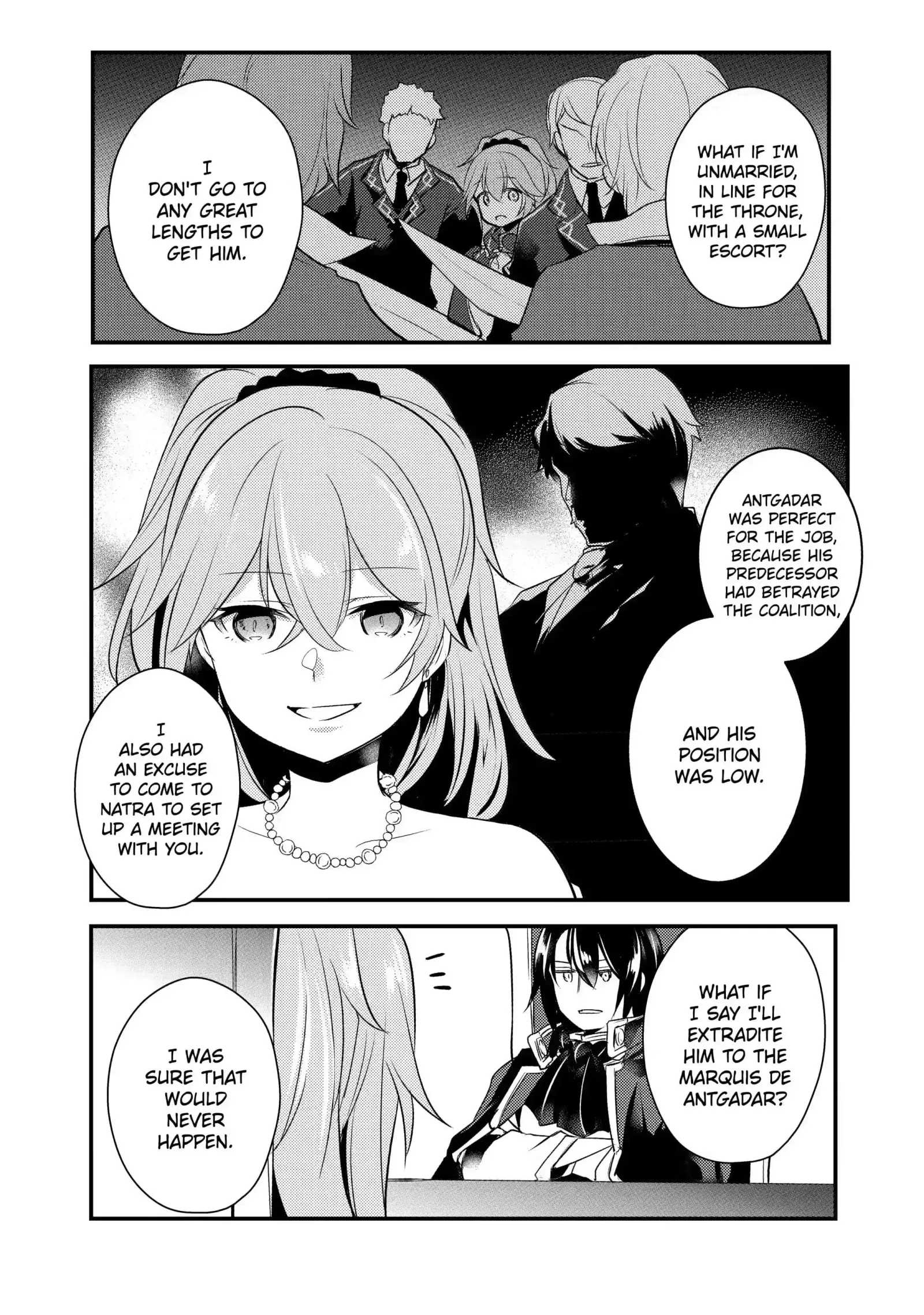 Tensai Ouji no Akaji Kokka Saisei Jutsu - Souda, Baikoku Shiyou Chapter 42 page 6