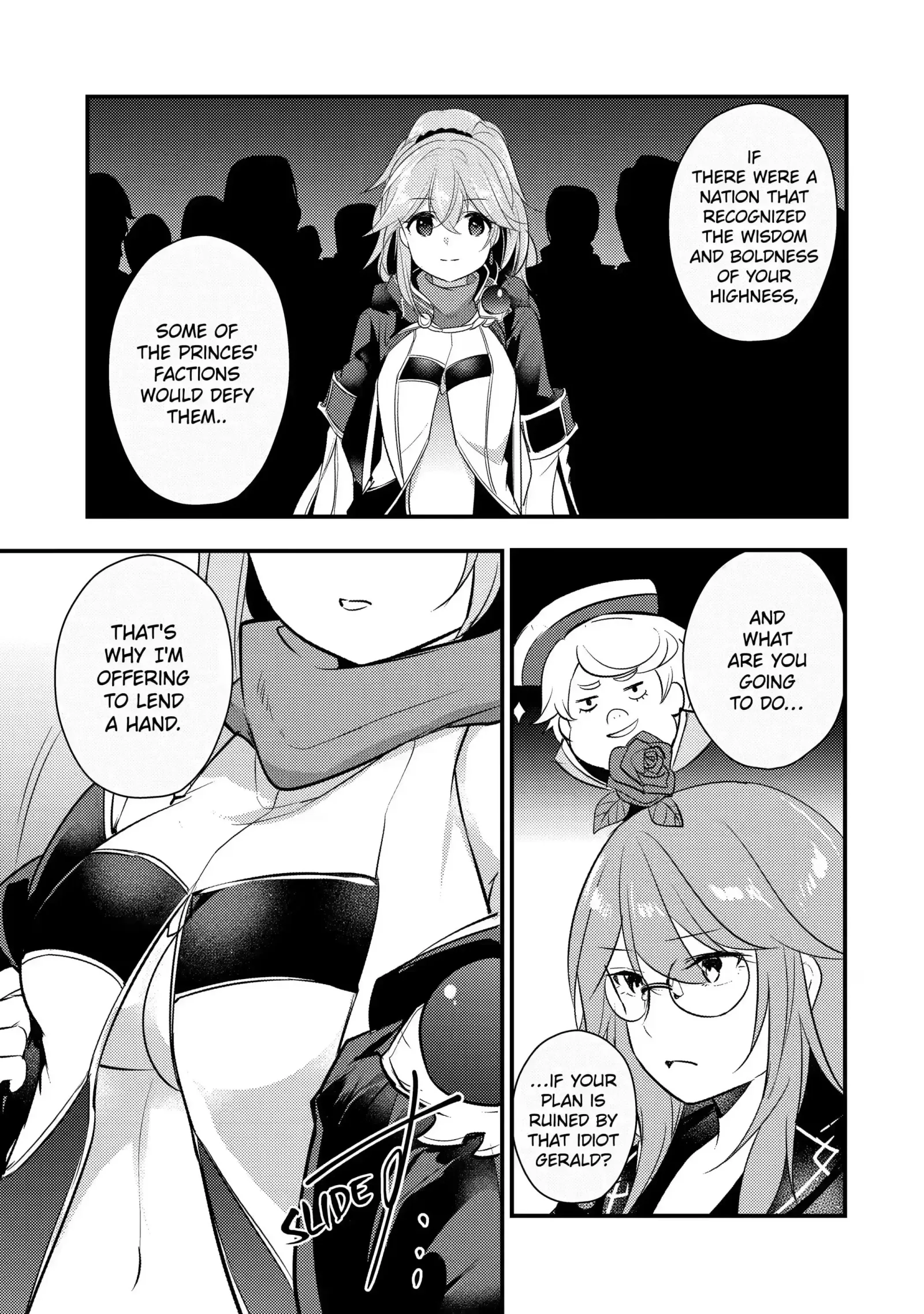 Tensai Ouji no Akaji Kokka Saisei Jutsu - Souda, Baikoku Shiyou Chapter 45 page 2