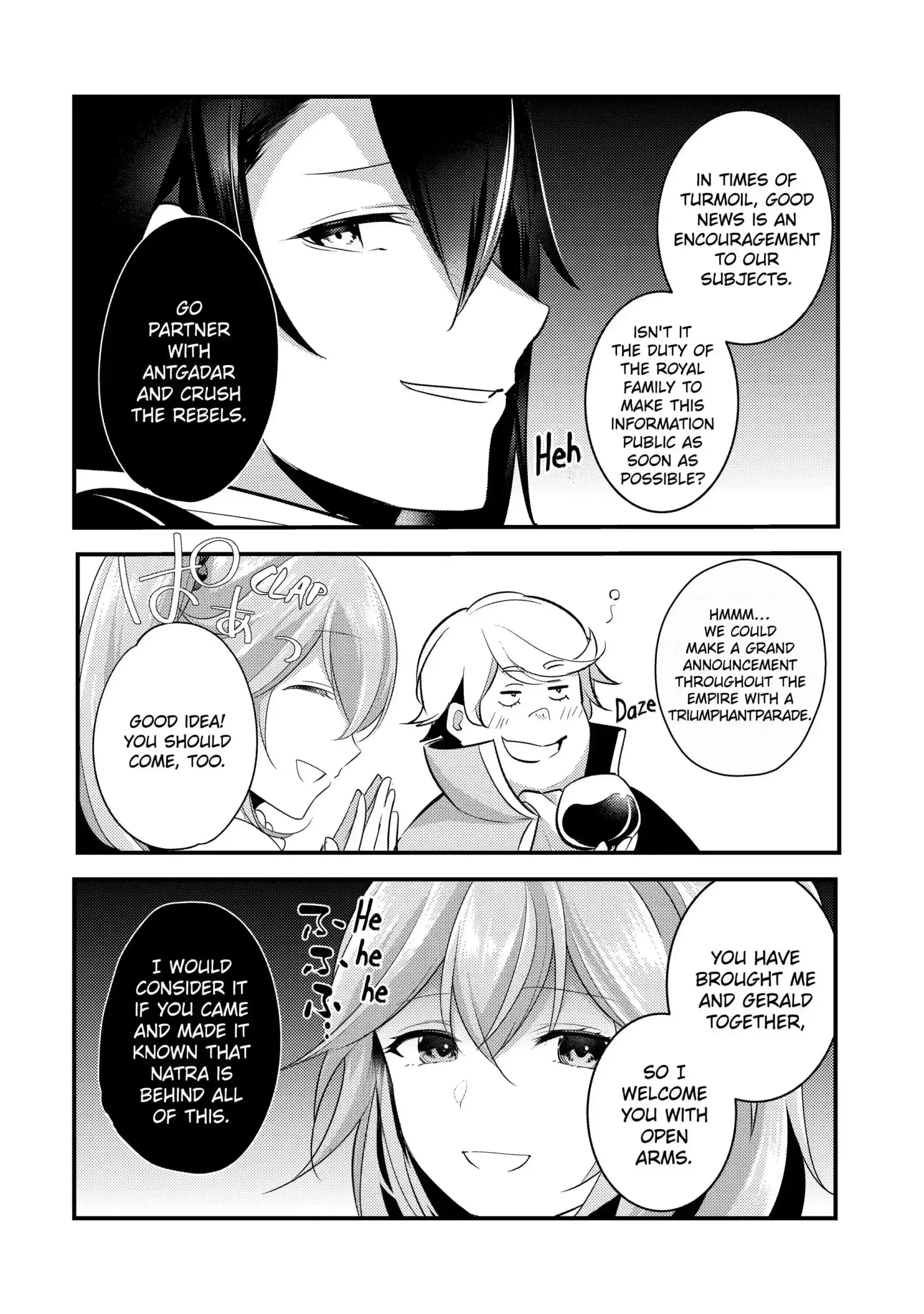 Tensai Ouji no Akaji Kokka Saisei Jutsu - Souda, Baikoku Shiyou Chapter 46 page 4