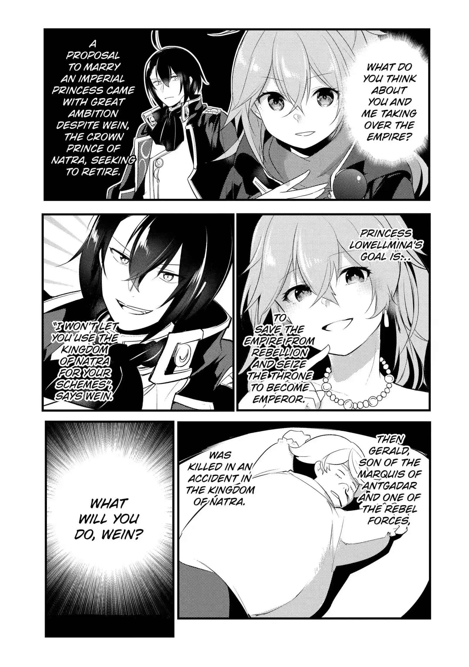 Tensai Ouji no Akaji Kokka Saisei Jutsu - Souda, Baikoku Shiyou Chapter 48 page 1