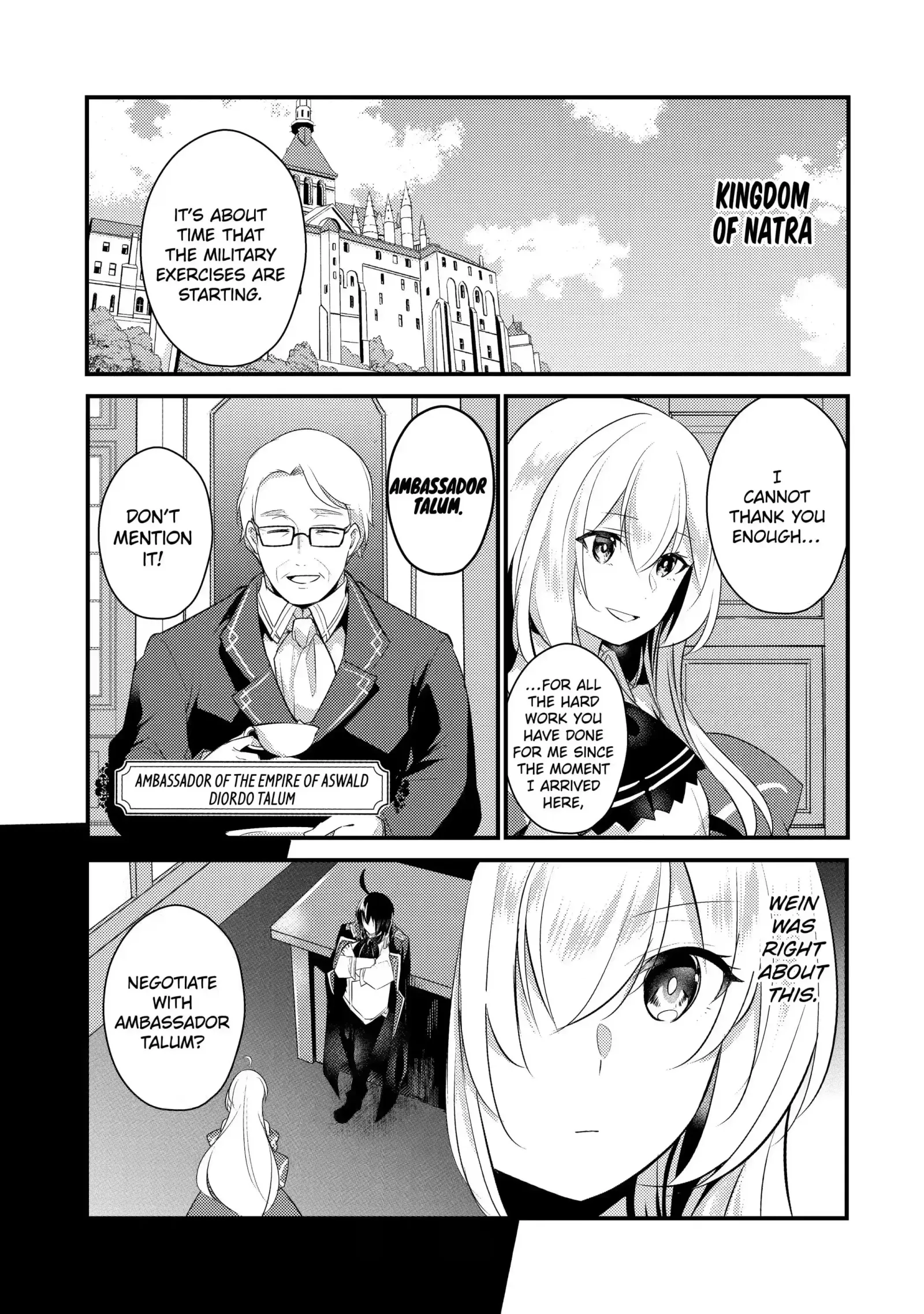 Tensai Ouji no Akaji Kokka Saisei Jutsu - Souda, Baikoku Shiyou Chapter 58 page 1