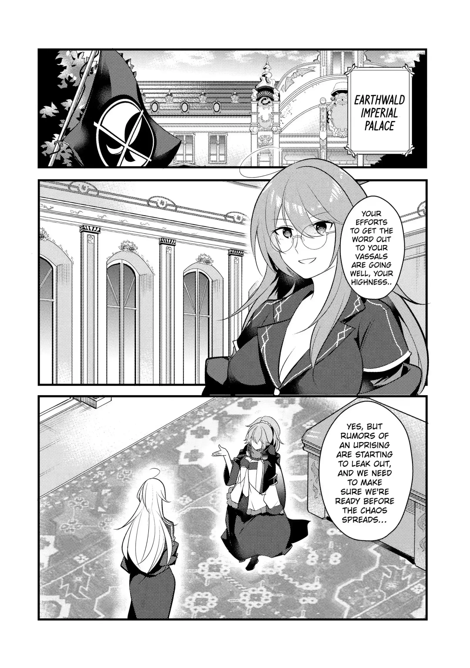 Tensai Ouji no Akaji Kokka Saisei Jutsu - Souda, Baikoku Shiyou Chapter 59 page 8