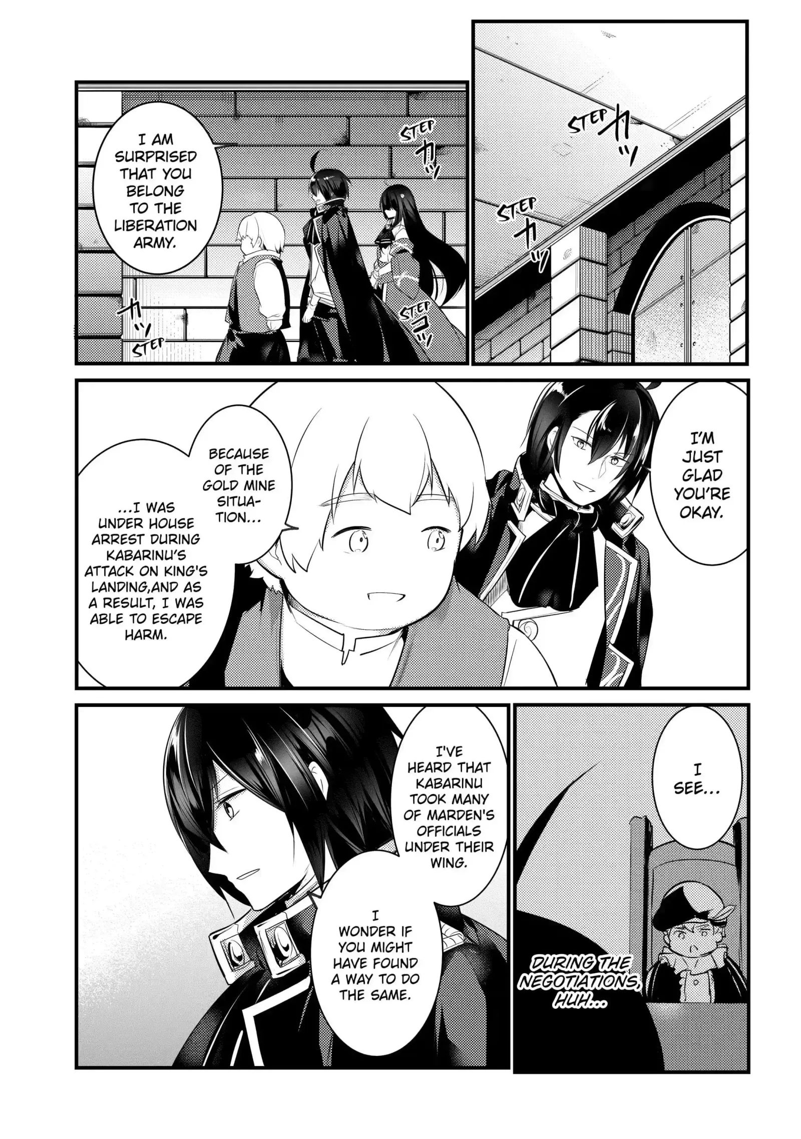 Tensai Ouji no Akaji Kokka Saisei Jutsu - Souda, Baikoku Shiyou Chapter 67 page 1