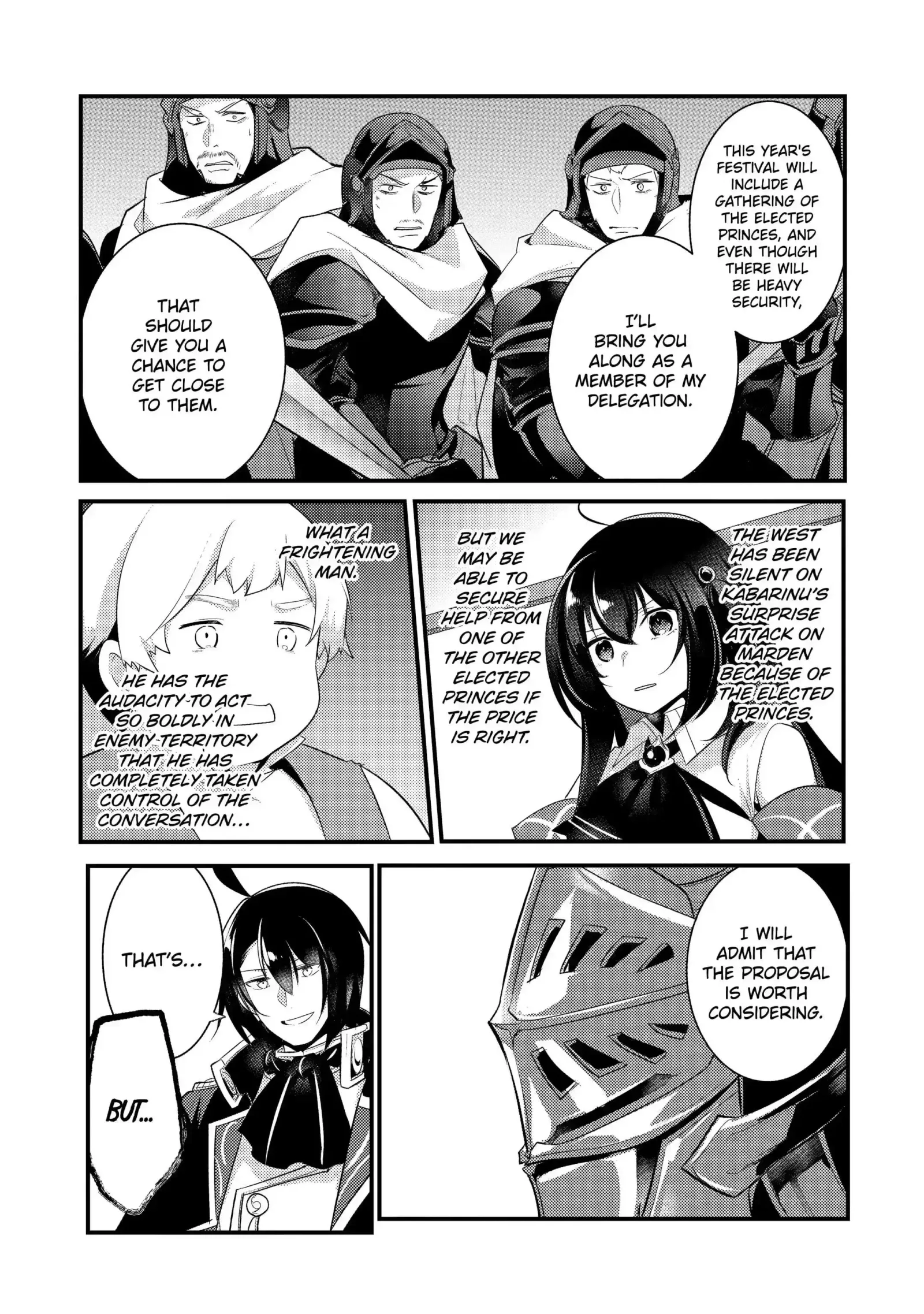 Tensai Ouji no Akaji Kokka Saisei Jutsu - Souda, Baikoku Shiyou Chapter 68 page 9