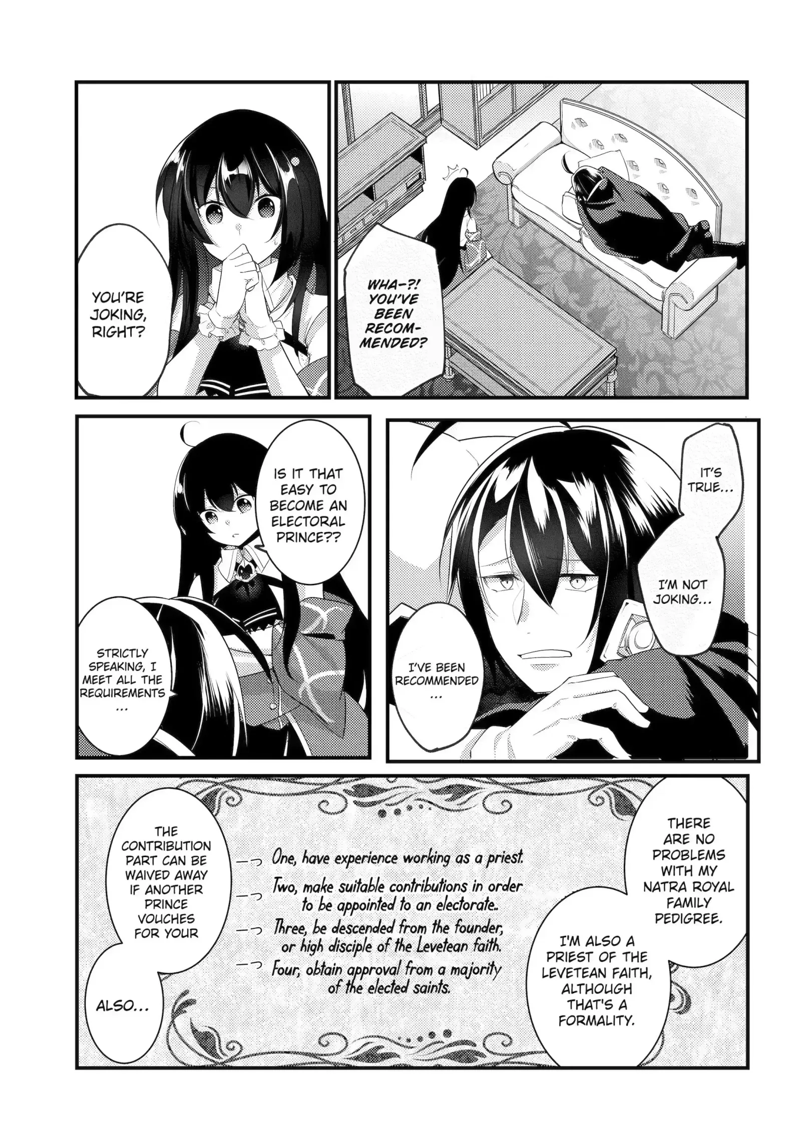 Tensai Ouji no Akaji Kokka Saisei Jutsu - Souda, Baikoku Shiyou Chapter 73 page 1