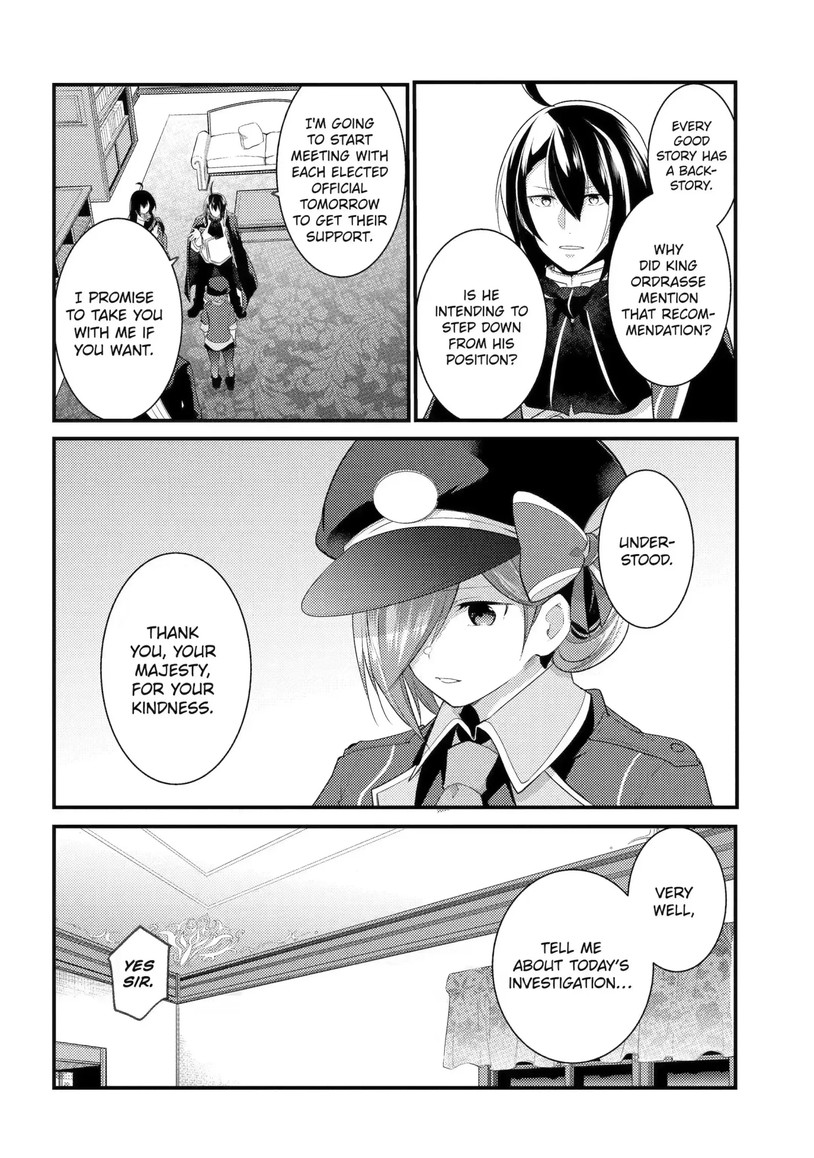 Tensai Ouji no Akaji Kokka Saisei Jutsu - Souda, Baikoku Shiyou Chapter 73 page 8