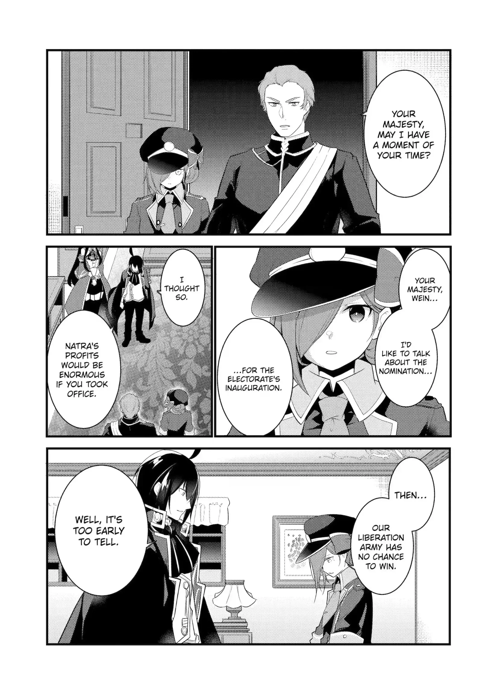 Tensai Ouji no Akaji Kokka Saisei Jutsu - Souda, Baikoku Shiyou Chapter 73 page 7