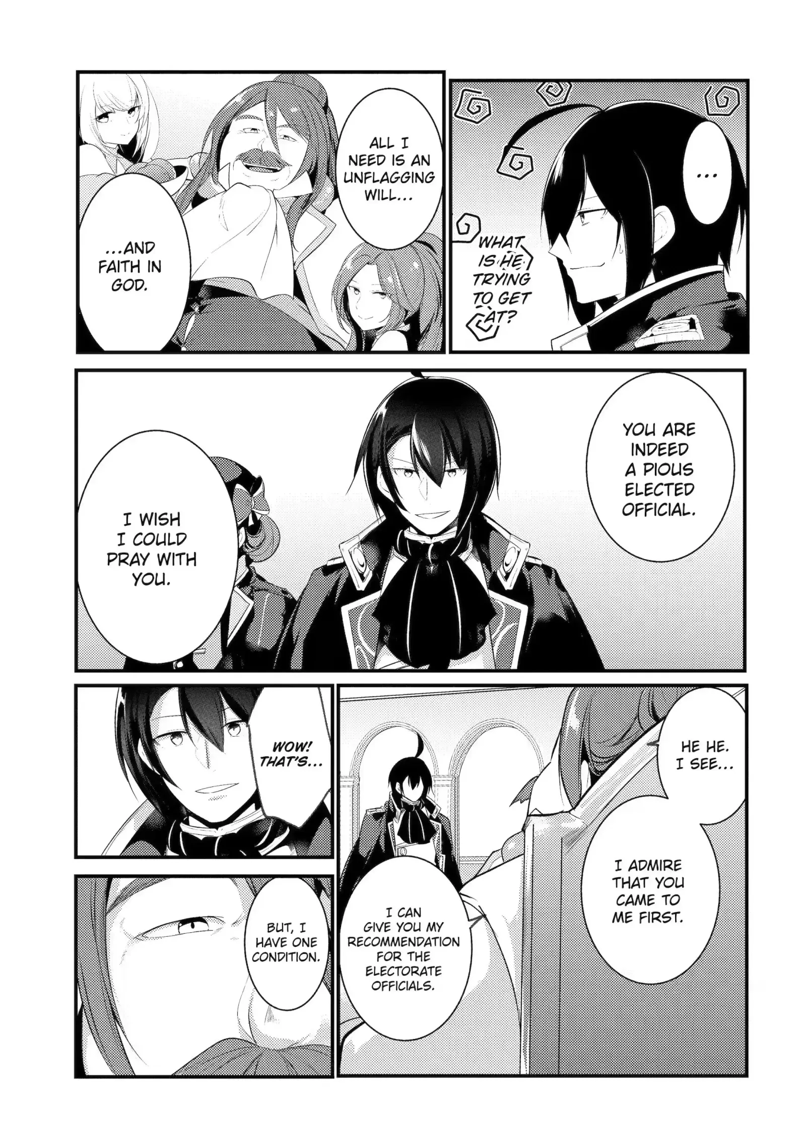 Tensai Ouji no Akaji Kokka Saisei Jutsu - Souda, Baikoku Shiyou Chapter 74 page 4