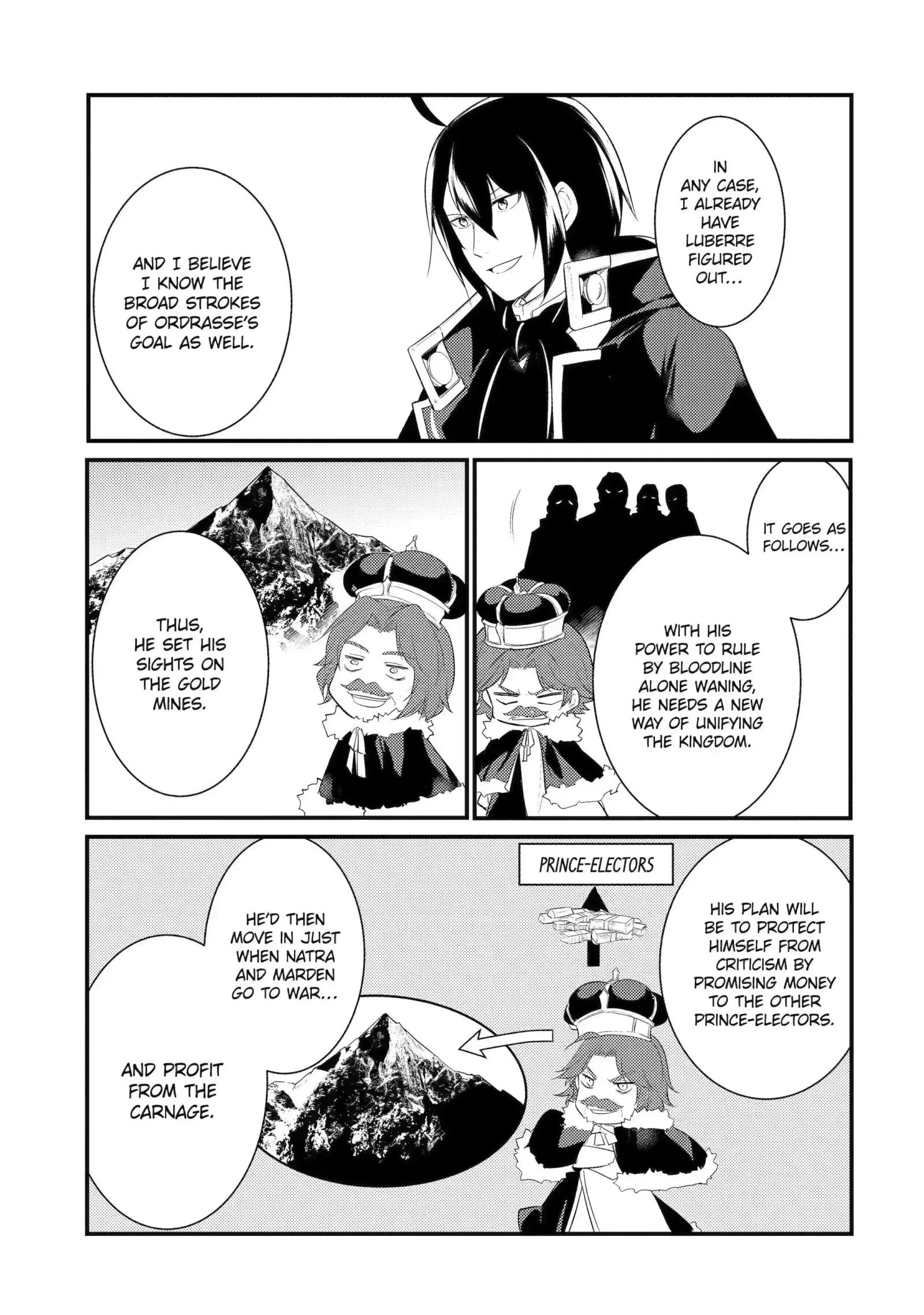 Tensai Ouji no Akaji Kokka Saisei Jutsu - Souda, Baikoku Shiyou Chapter 77 page 12