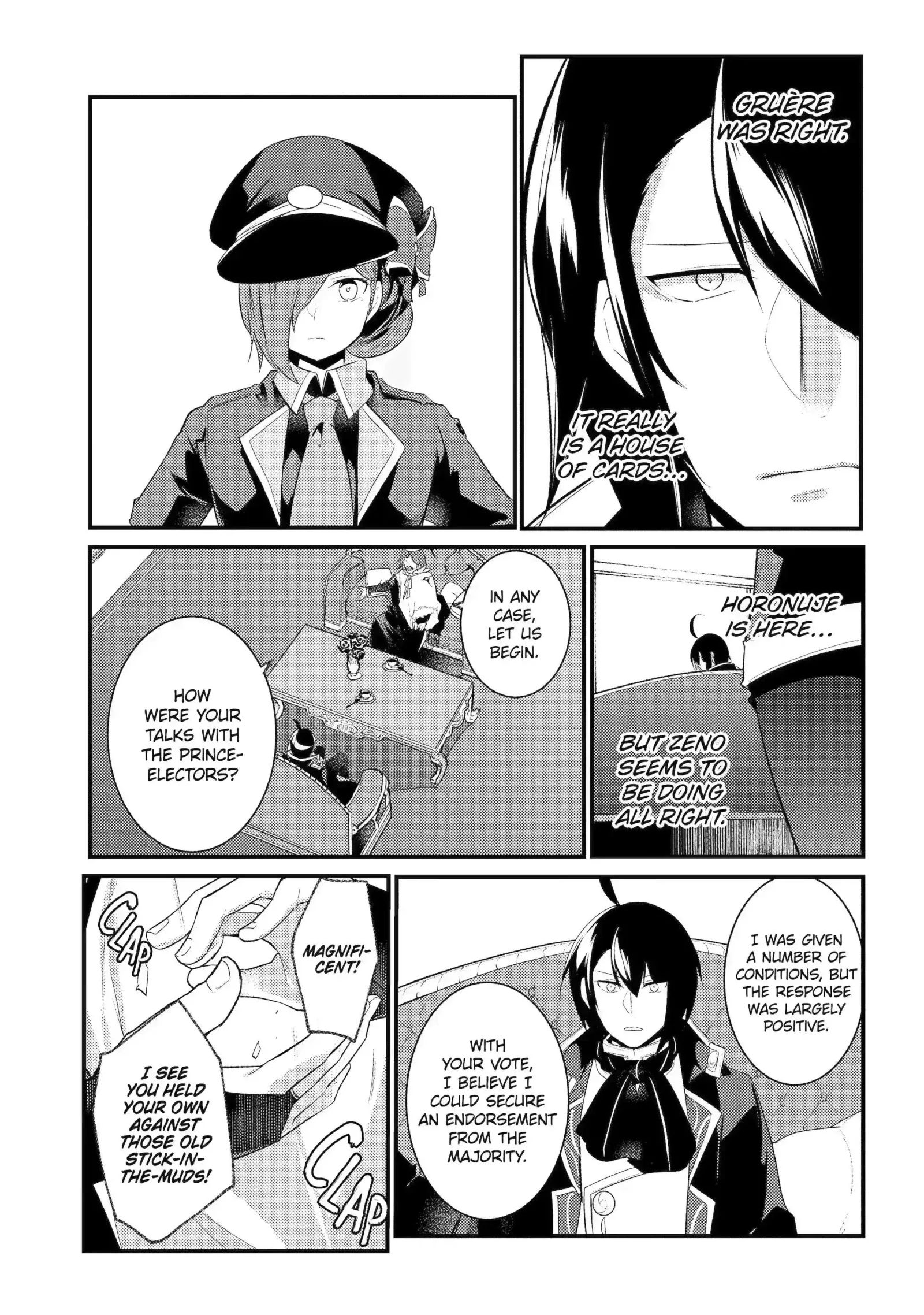 Tensai Ouji no Akaji Kokka Saisei Jutsu - Souda, Baikoku Shiyou Chapter 78 page 11