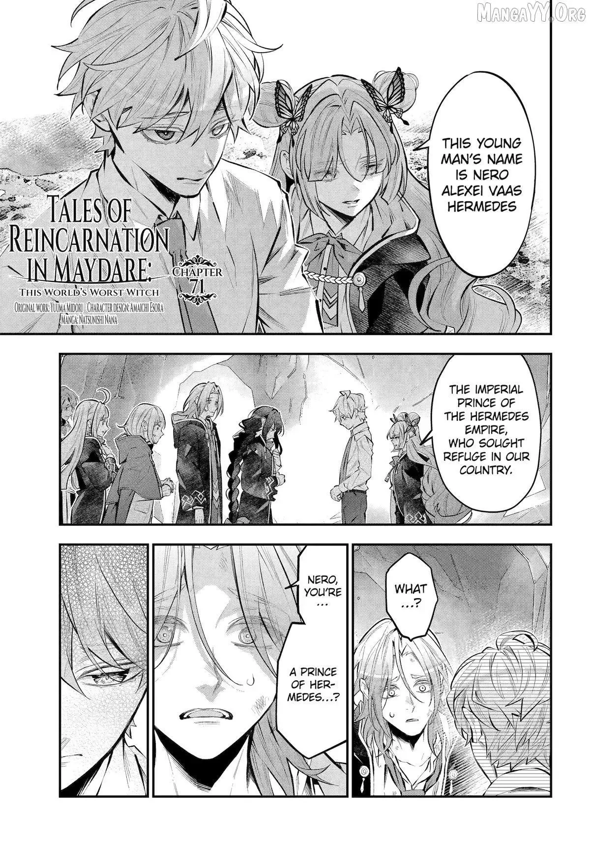 Meidea Reincarnation Theory - The World's Worst Witch Chapter 71 page 1