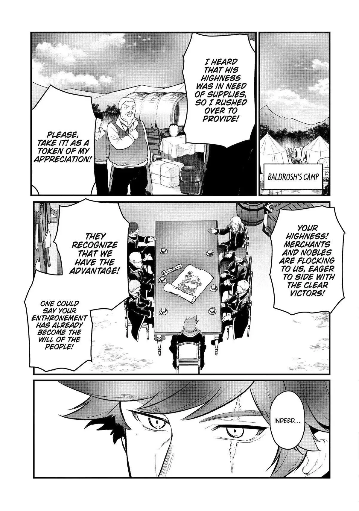Tensai Ouji no Akaji Kokka Saisei Jutsu - Souda, Baikoku Shiyou Chapter 187 page 3