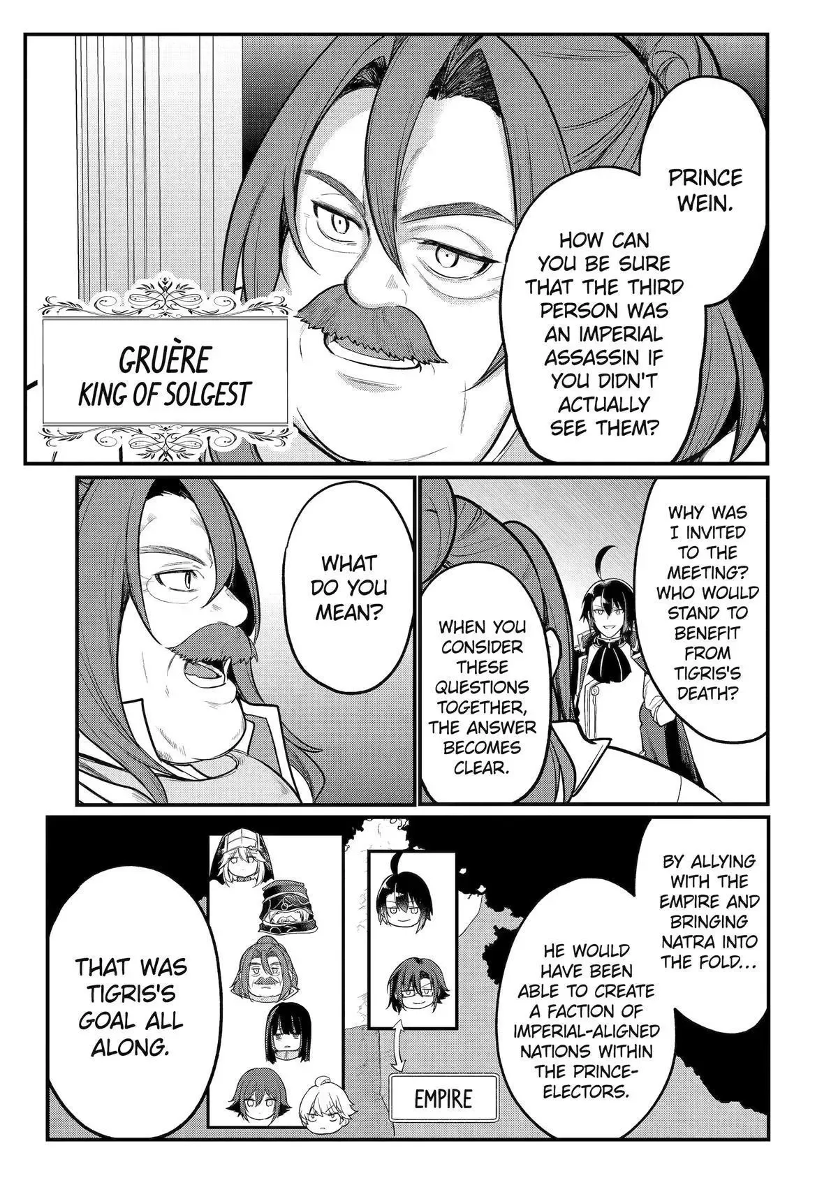 Tensai Ouji no Akaji Kokka Saisei Jutsu - Souda, Baikoku Shiyou Chapter 213 page 1