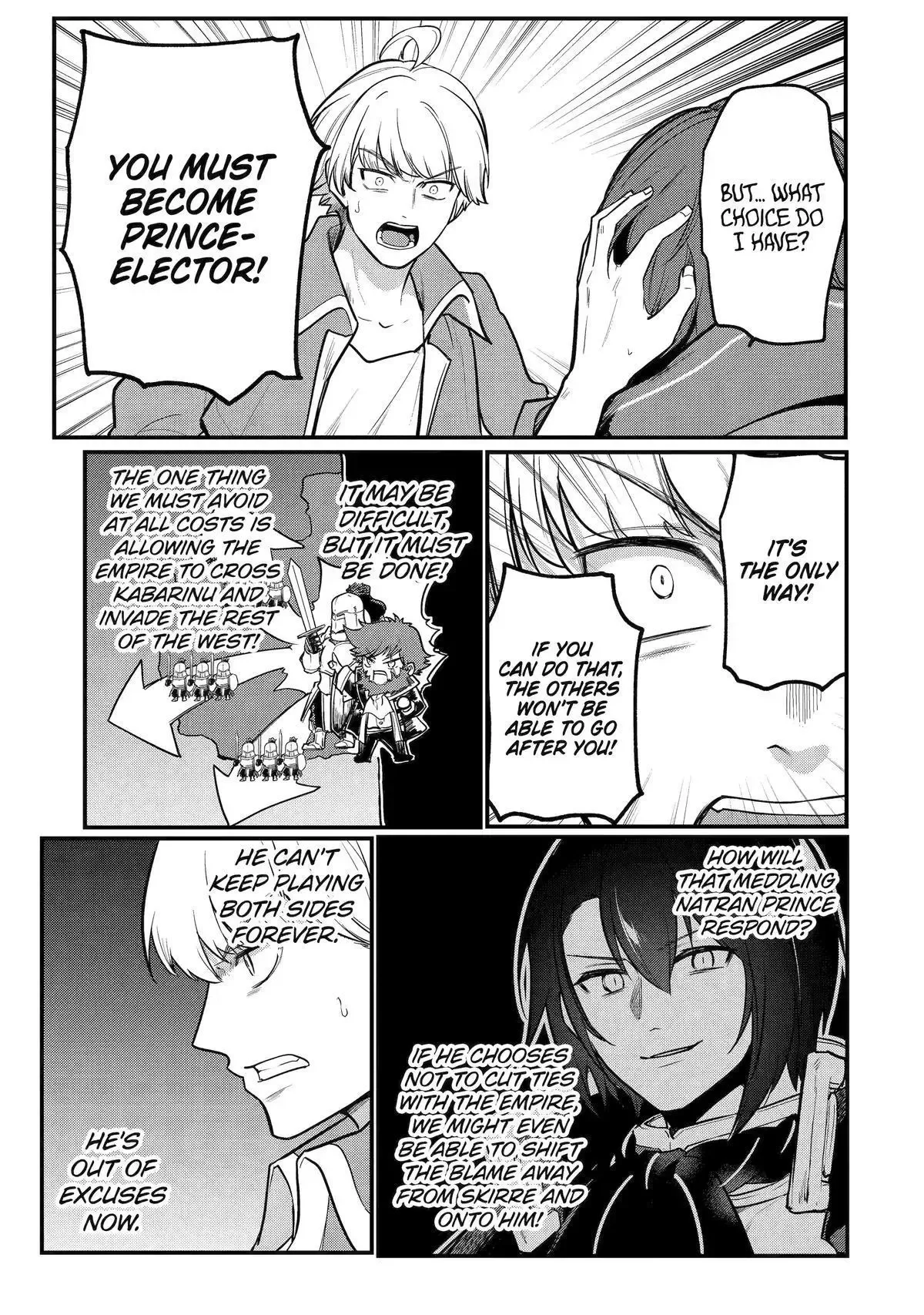 Tensai Ouji no Akaji Kokka Saisei Jutsu - Souda, Baikoku Shiyou Chapter 214 page 9
