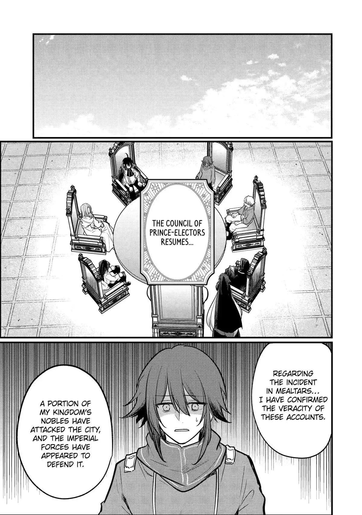 Tensai Ouji no Akaji Kokka Saisei Jutsu - Souda, Baikoku Shiyou Chapter 214 page 15