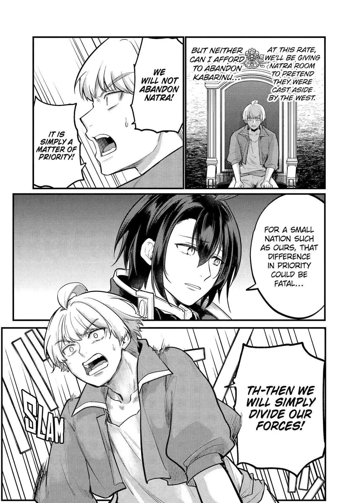 Tensai Ouji no Akaji Kokka Saisei Jutsu - Souda, Baikoku Shiyou Chapter 217 page 3