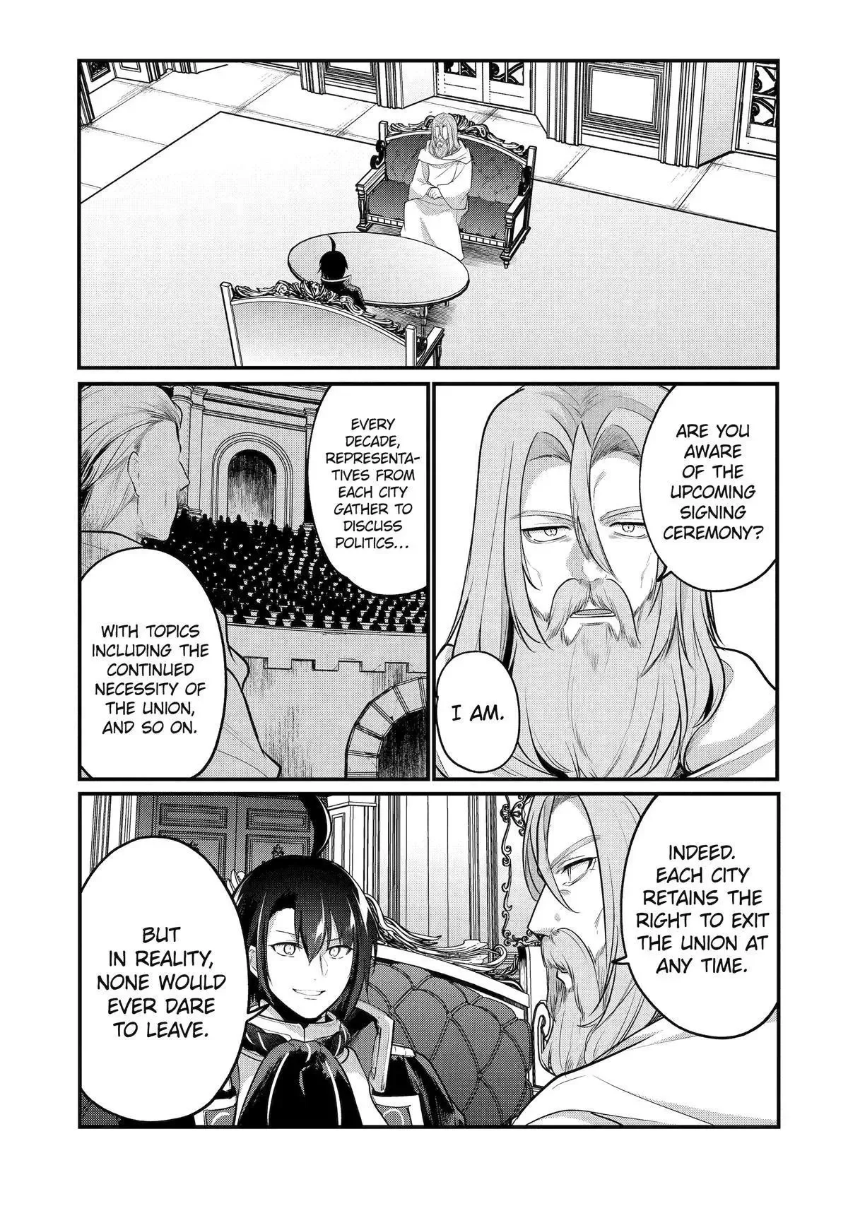Tensai Ouji no Akaji Kokka Saisei Jutsu - Souda, Baikoku Shiyou Chapter 226 page 1