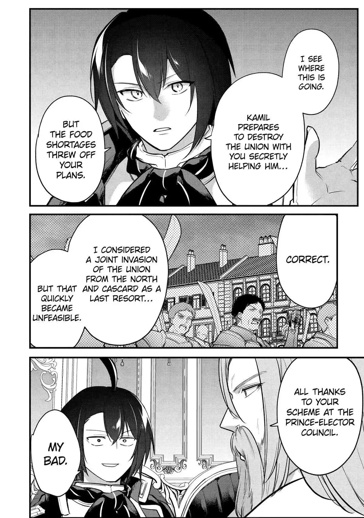 Tensai Ouji no Akaji Kokka Saisei Jutsu - Souda, Baikoku Shiyou Chapter 244 page 8