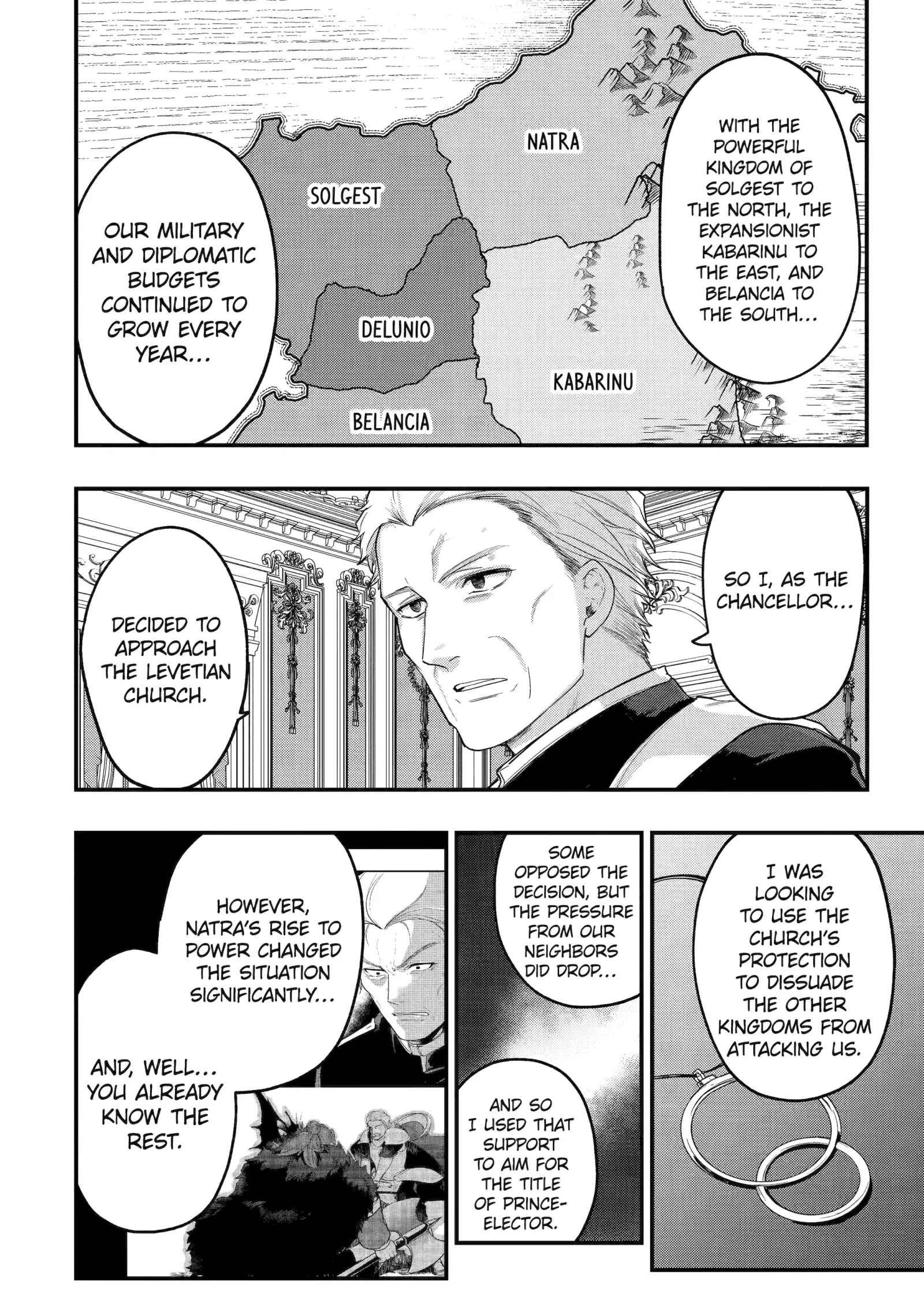 Tensai Ouji no Akaji Kokka Saisei Jutsu - Souda, Baikoku Shiyou Chapter 248 page 2