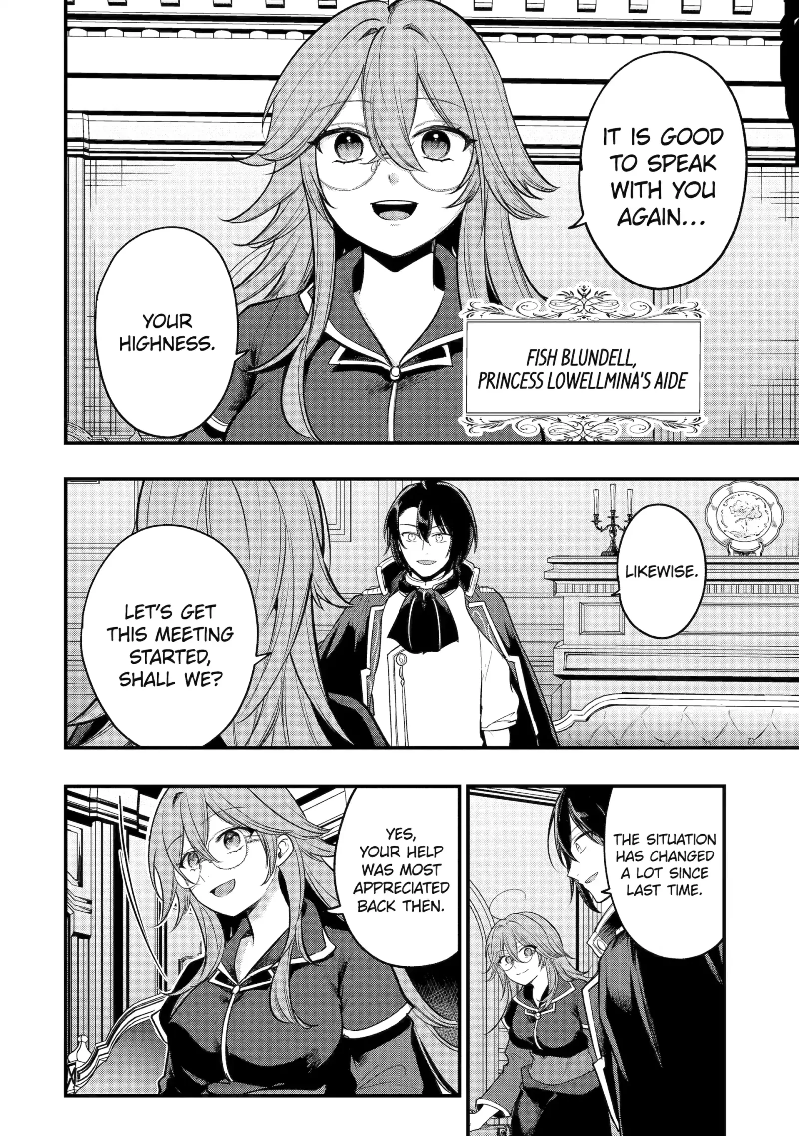 Tensai Ouji no Akaji Kokka Saisei Jutsu - Souda, Baikoku Shiyou Chapter 254 page 1