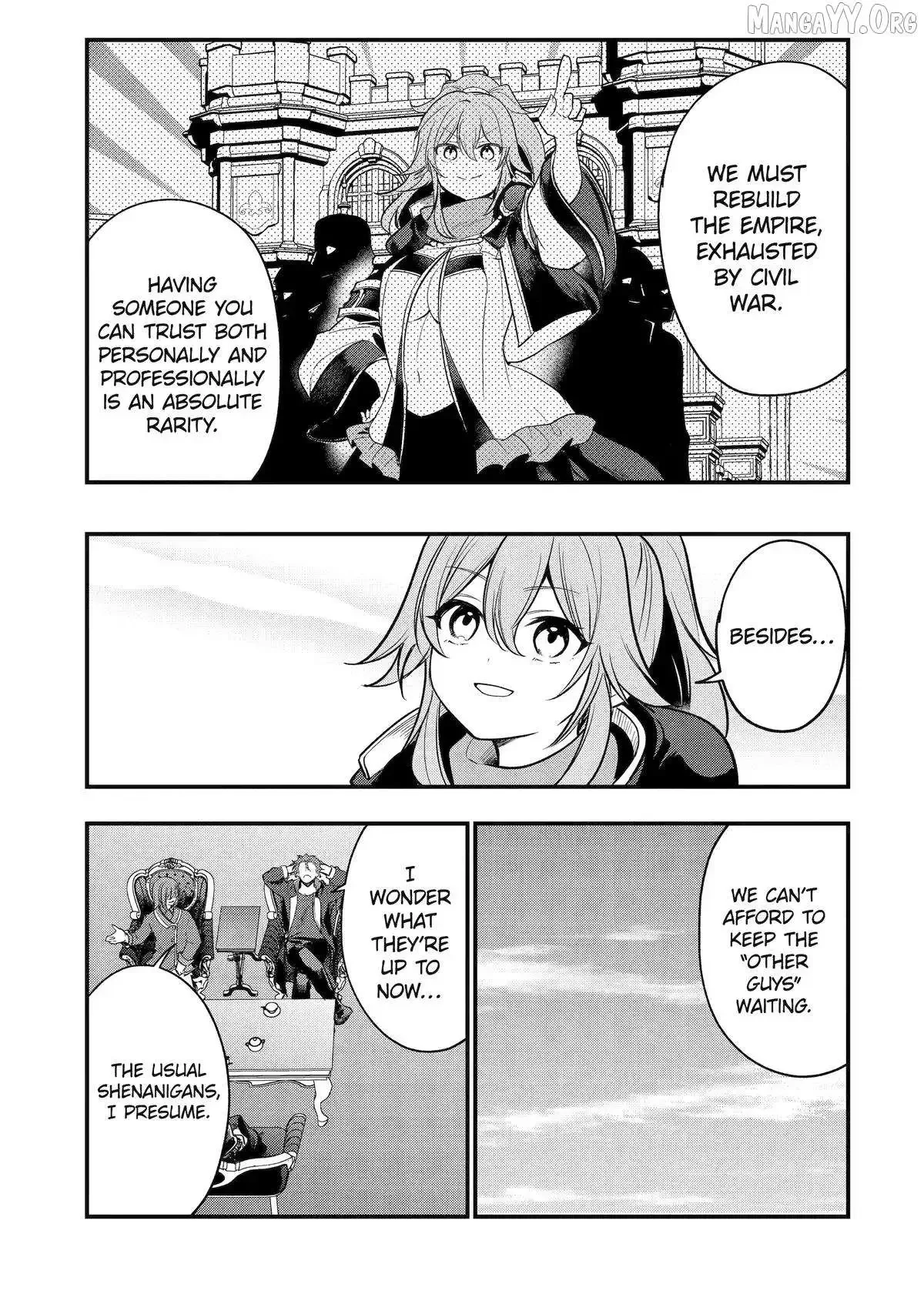 Tensai Ouji no Akaji Kokka Saisei Jutsu - Souda, Baikoku Shiyou Chapter 270 page 9