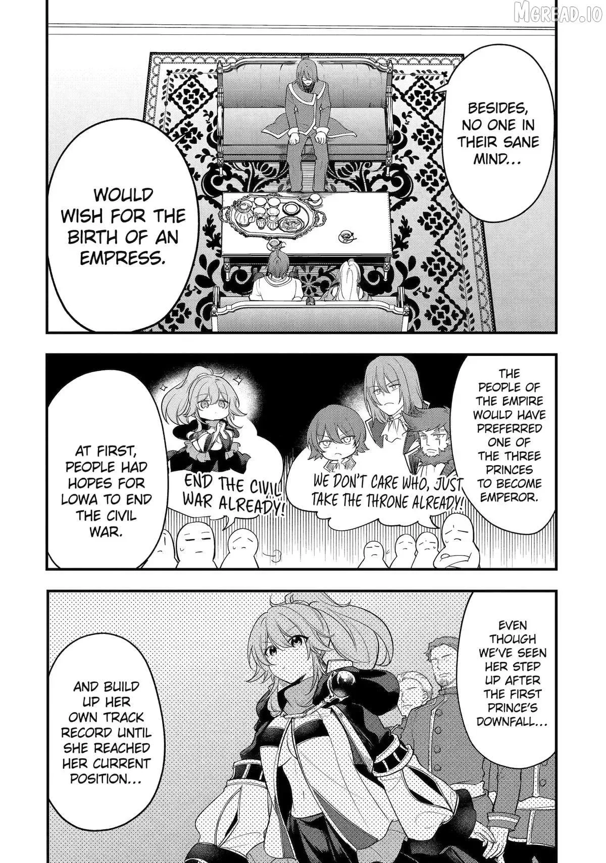 Tensai Ouji no Akaji Kokka Saisei Jutsu - Souda, Baikoku Shiyou Chapter 277 page 1