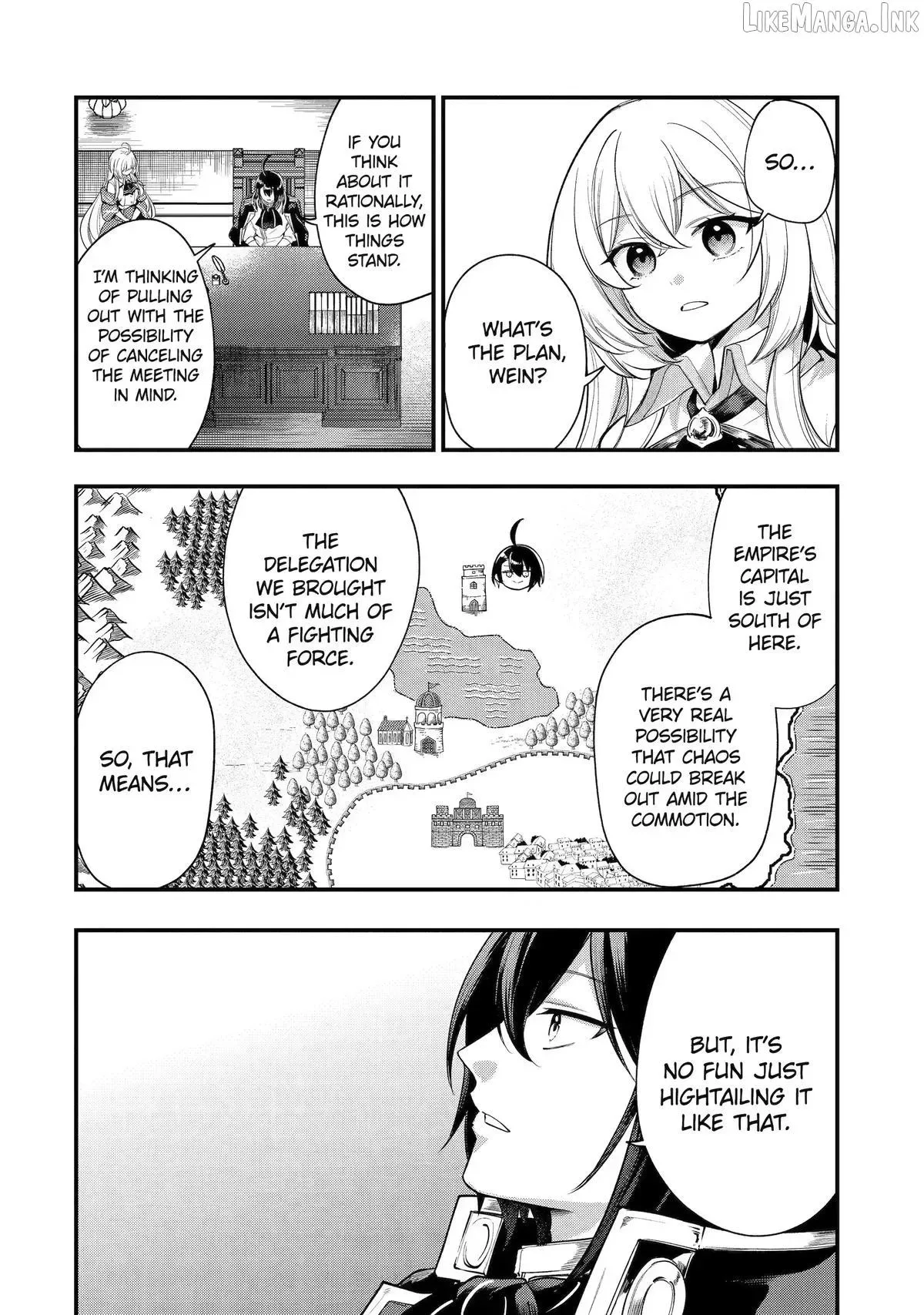 Tensai Ouji no Akaji Kokka Saisei Jutsu - Souda, Baikoku Shiyou Chapter 282 page 1