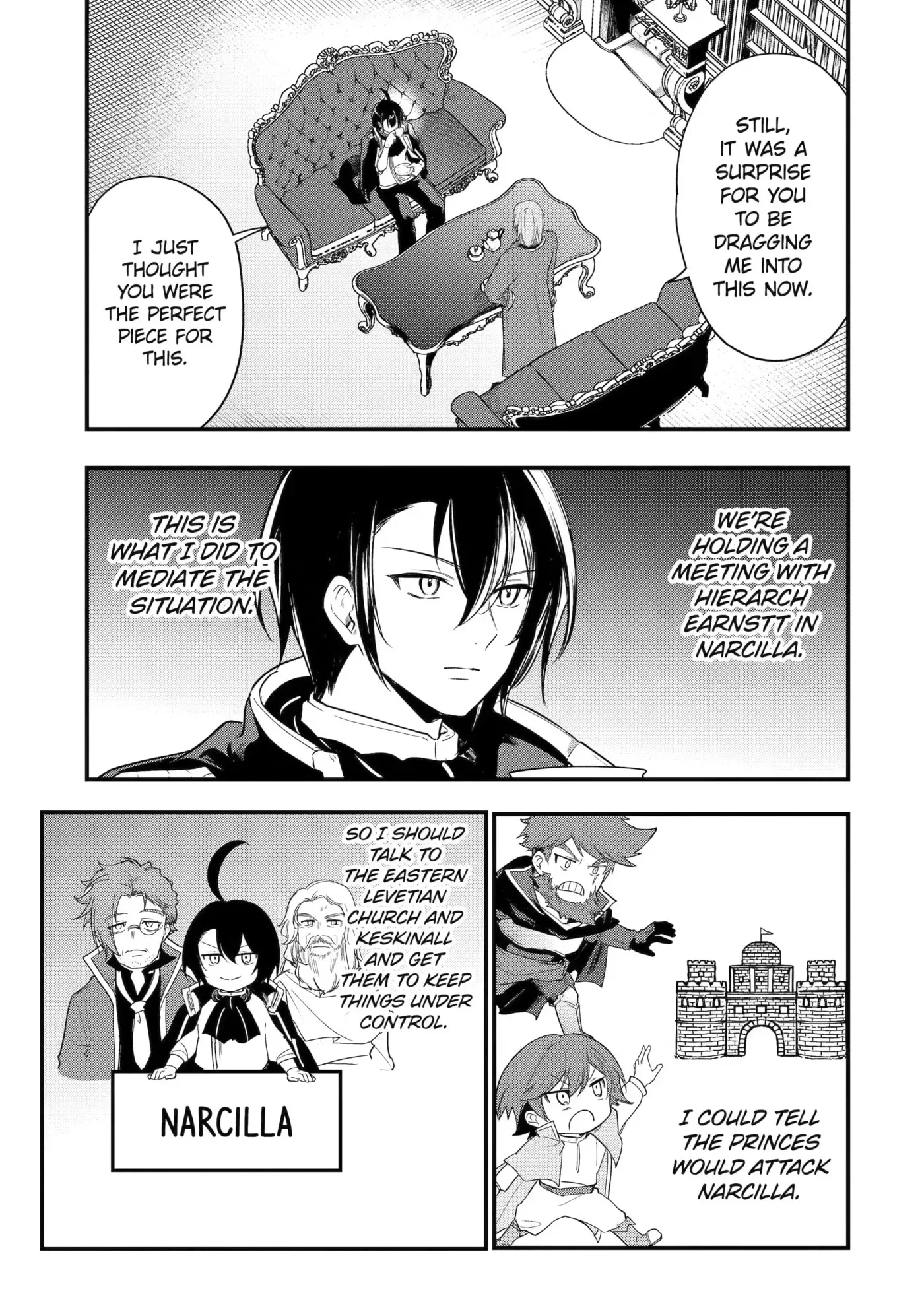 Tensai Ouji no Akaji Kokka Saisei Jutsu - Souda, Baikoku Shiyou Chapter 283 page 9