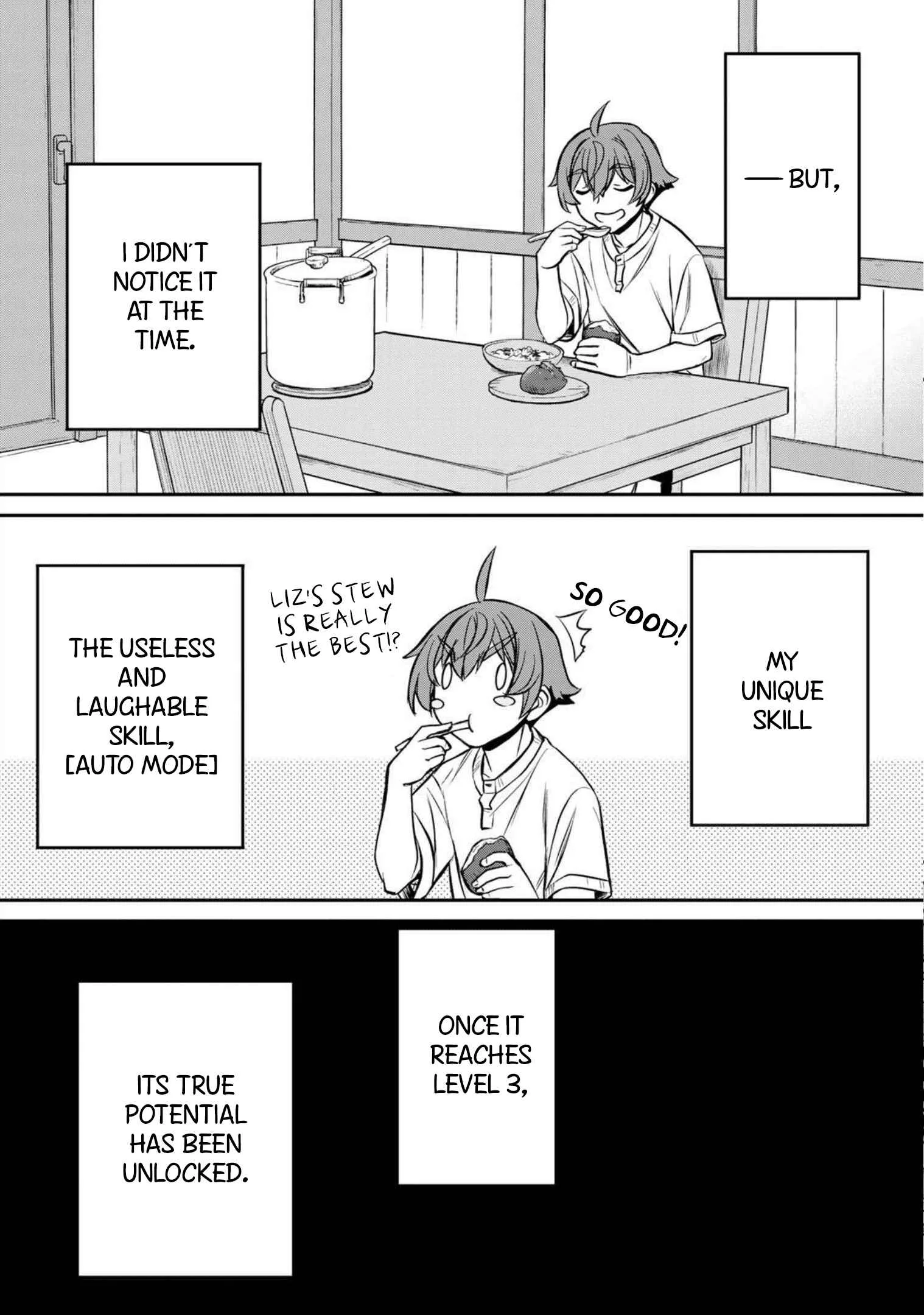 Dame Skill [Auto Mode] ga Kakuseishimashita ~Are, Guild no Scout-san, Ore wo "Iranai"-tte Itte Masendeshita?~ Chapter 1 page 33