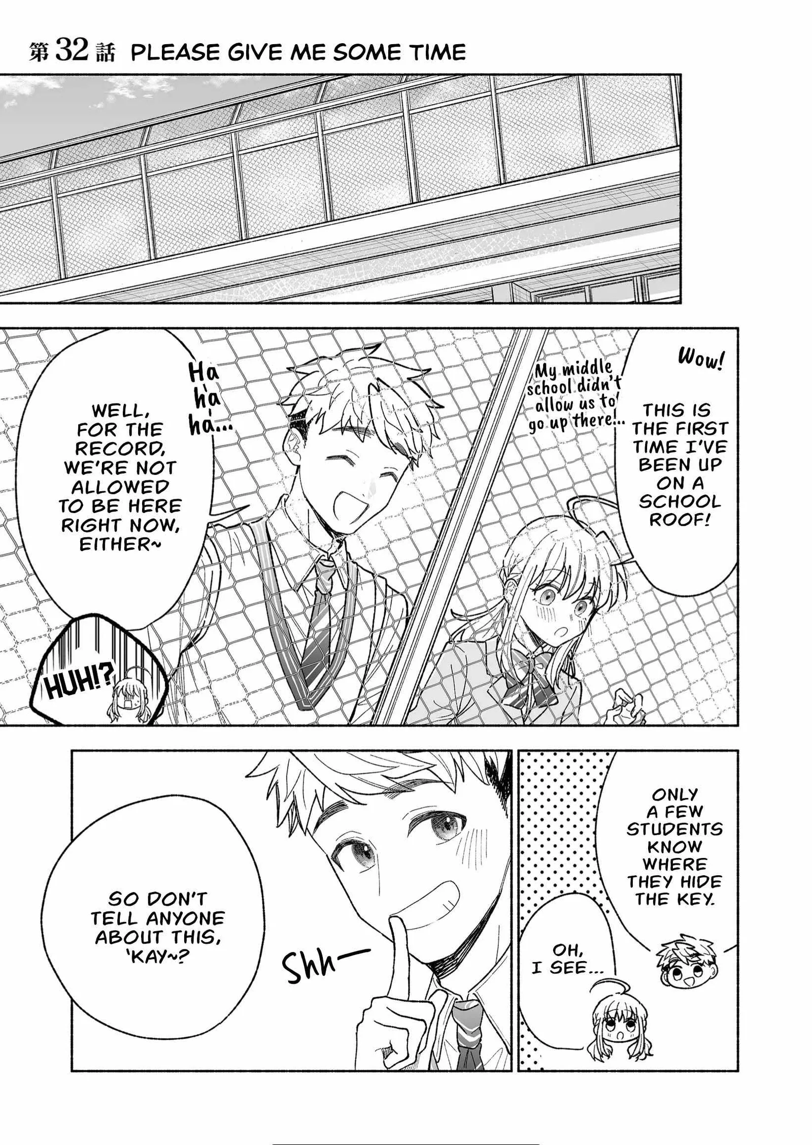 Kakkoii Onnanoko to 12-centi no Yakusoku Chapter 32 page 1