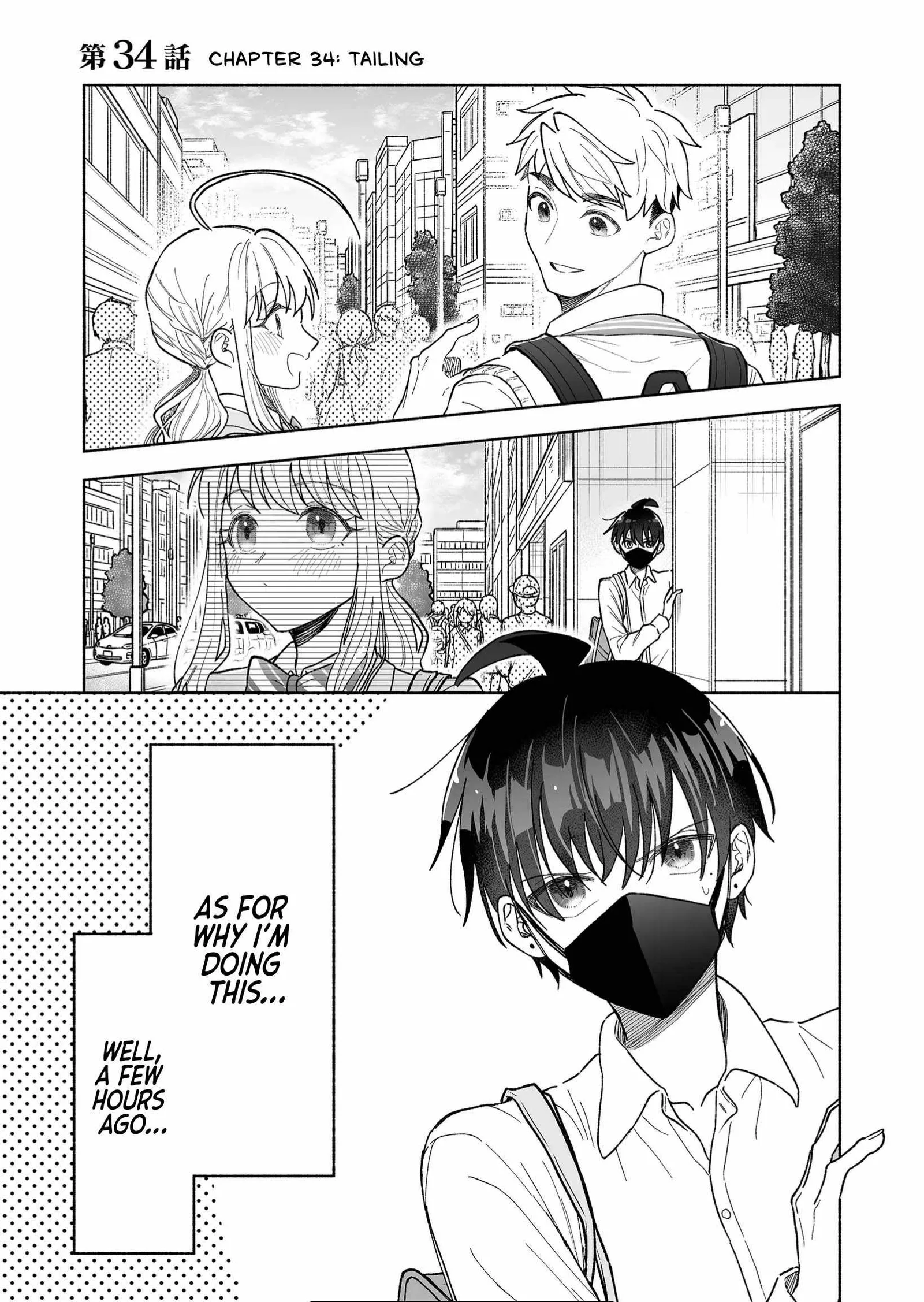 Kakkoii Onnanoko to 12-centi no Yakusoku Chapter 34 page 1