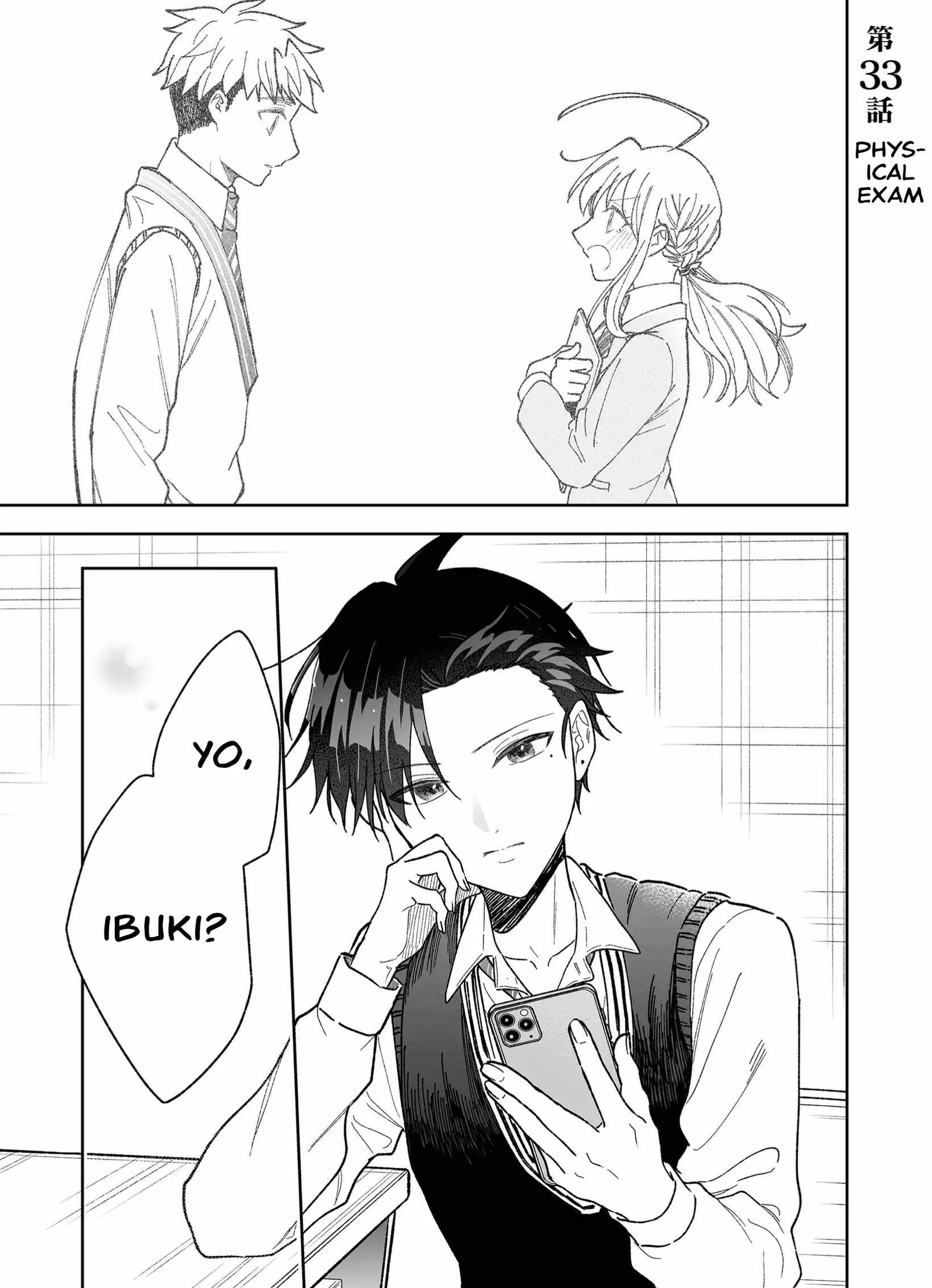 Kakkoii Onnanoko to 12-centi no Yakusoku Chapter 33 page 1