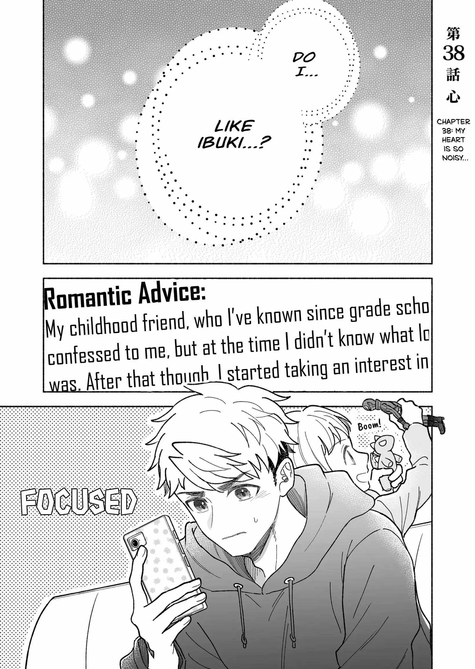 Kakkoii Onnanoko to 12-centi no Yakusoku Chapter 38 page 1