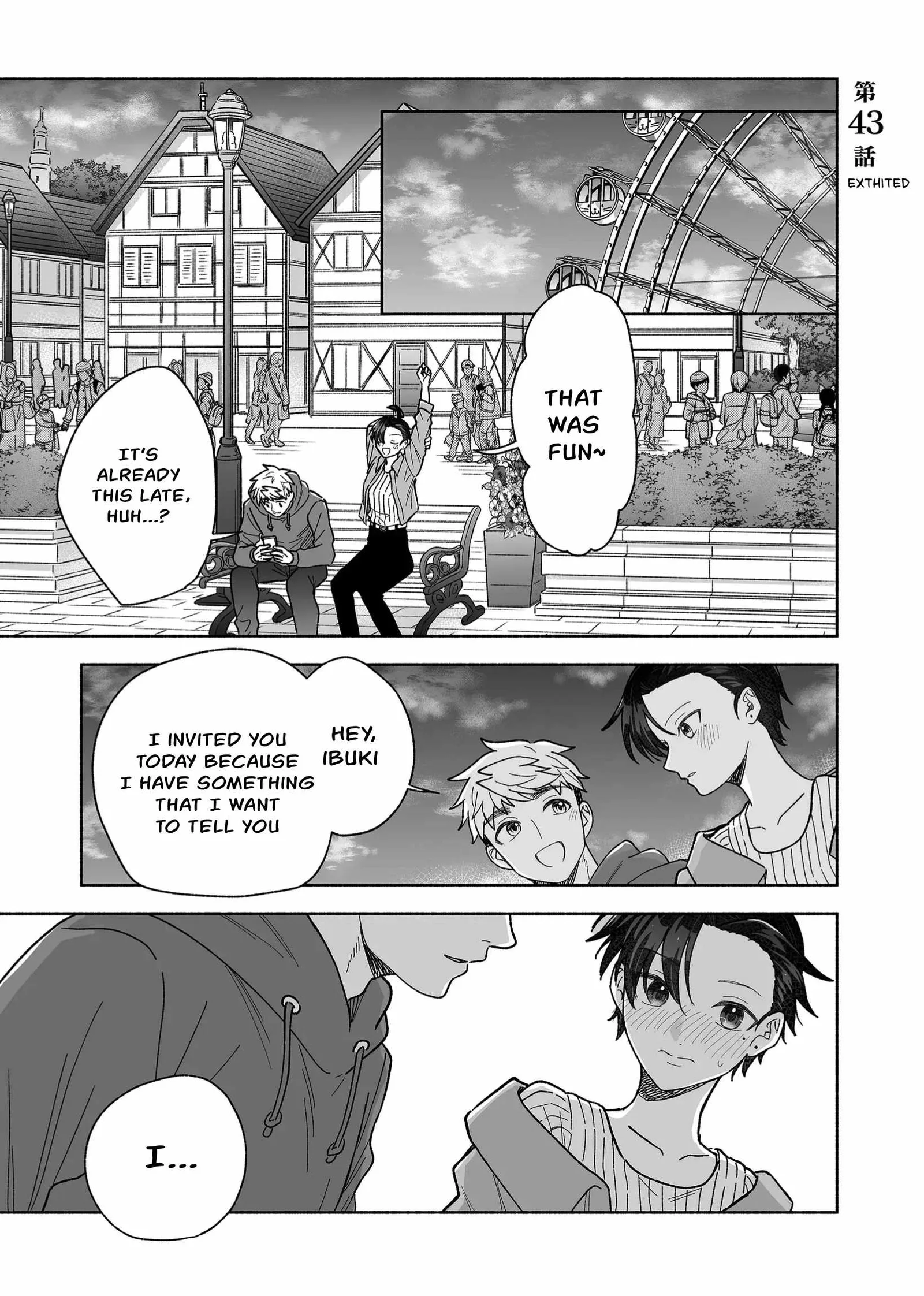 Kakkoii Onnanoko to 12-centi no Yakusoku Chapter 43 page 1