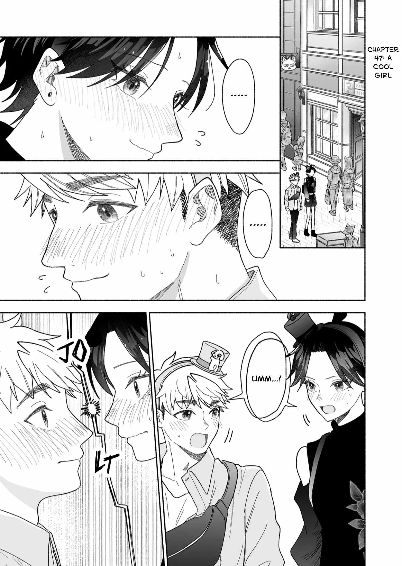 Kakkoii Onnanoko to 12-centi no Yakusoku Chapter 47 page 1