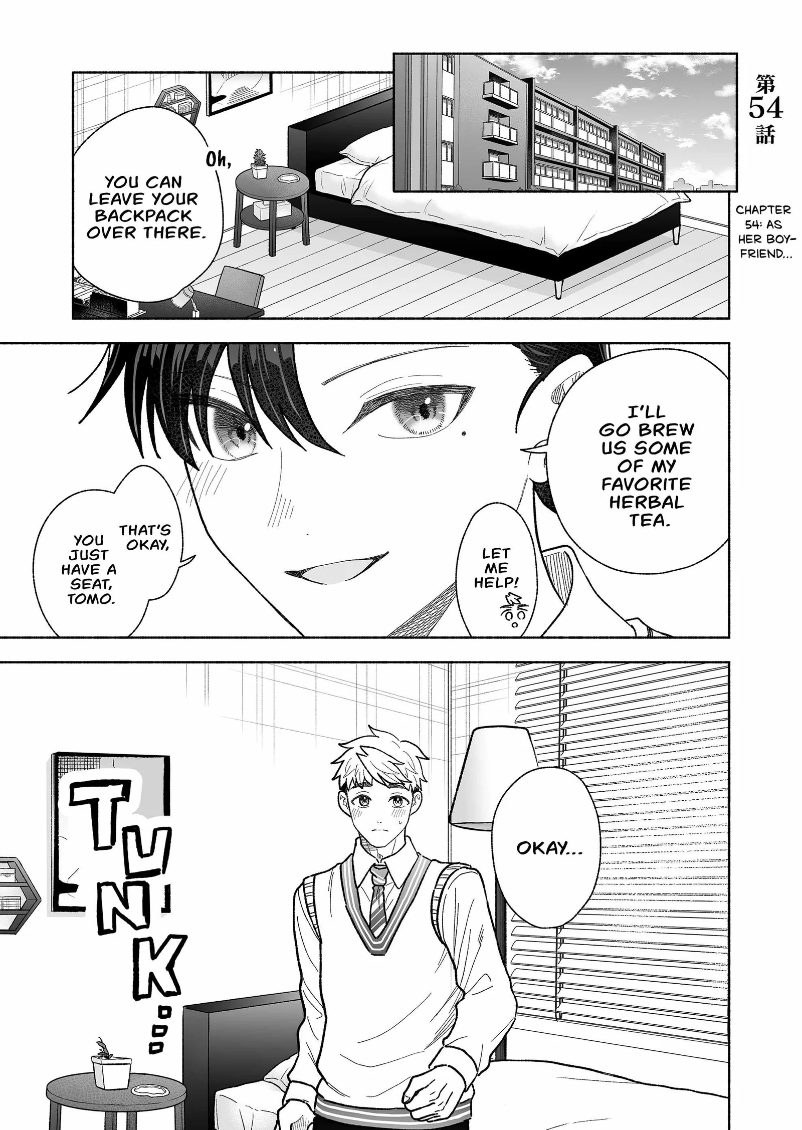 Kakkoii Onnanoko to 12-centi no Yakusoku Chapter 54 page 1