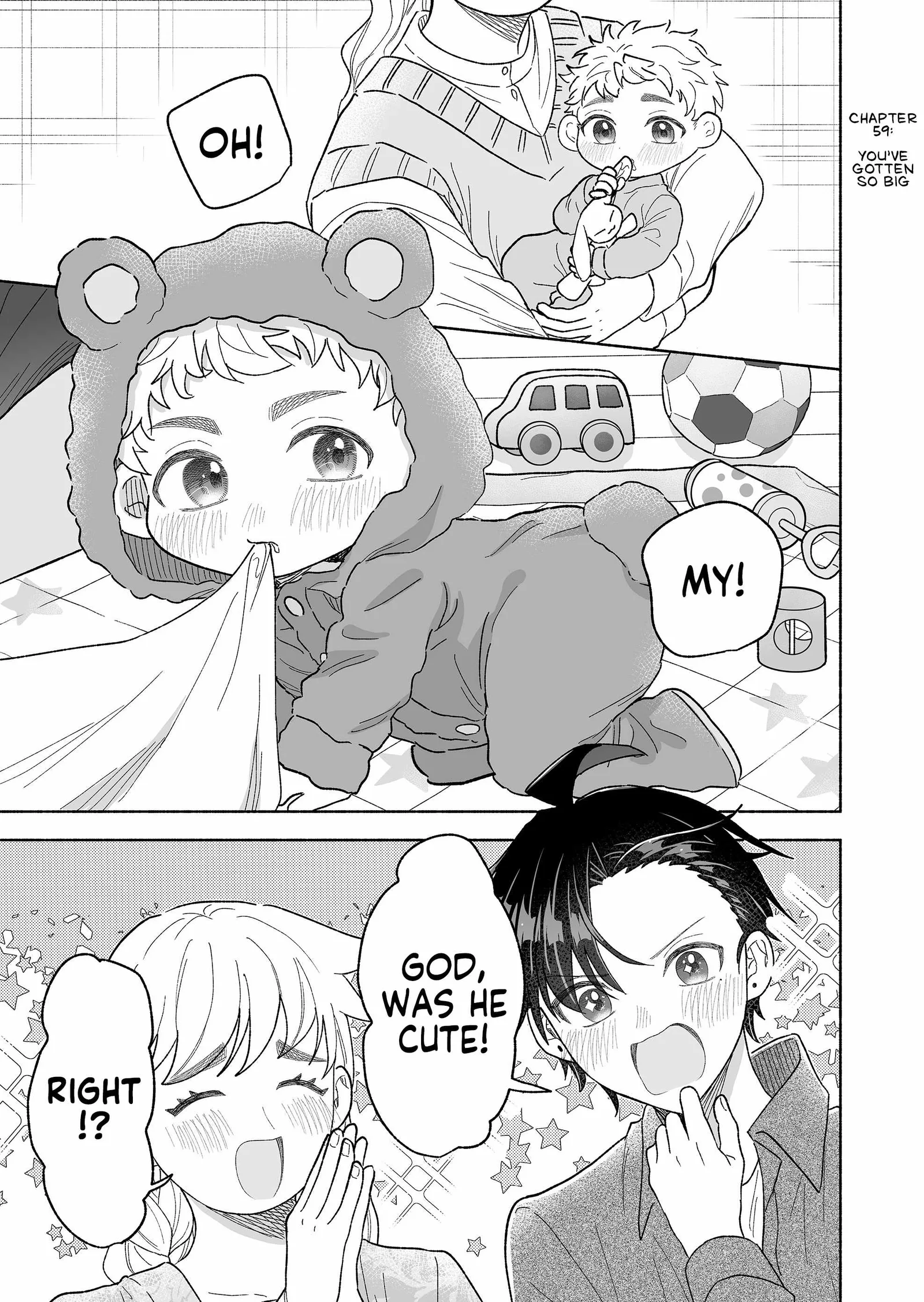 Kakkoii Onnanoko to 12-centi no Yakusoku Chapter 59 page 1